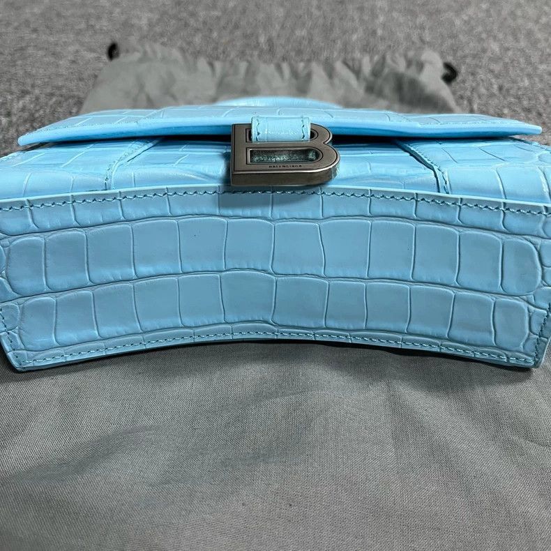 Balenciaga Balenciaga Croc Texture Mini Handbag-2505 Size ONE SIZE - 3 Thumbnail