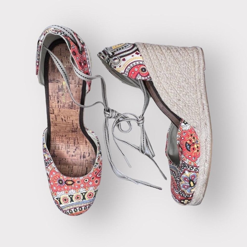Tommy Hilfiger Tommy Hilfiger Womens 10 Espadrille Wedge High Heel Bohemian Size US 10 / IT 40 - 1 Thumbnail