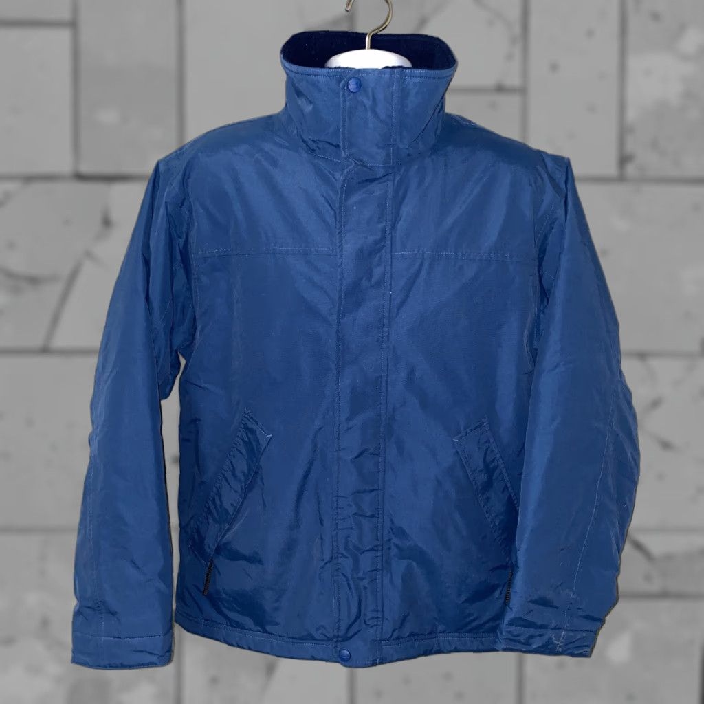 Vintage L.L. Bean Mens Blue Fleece Lined Full Zip Nylon Jacket Size US M / EU 48-50 / 2 - 1 Thumbnail