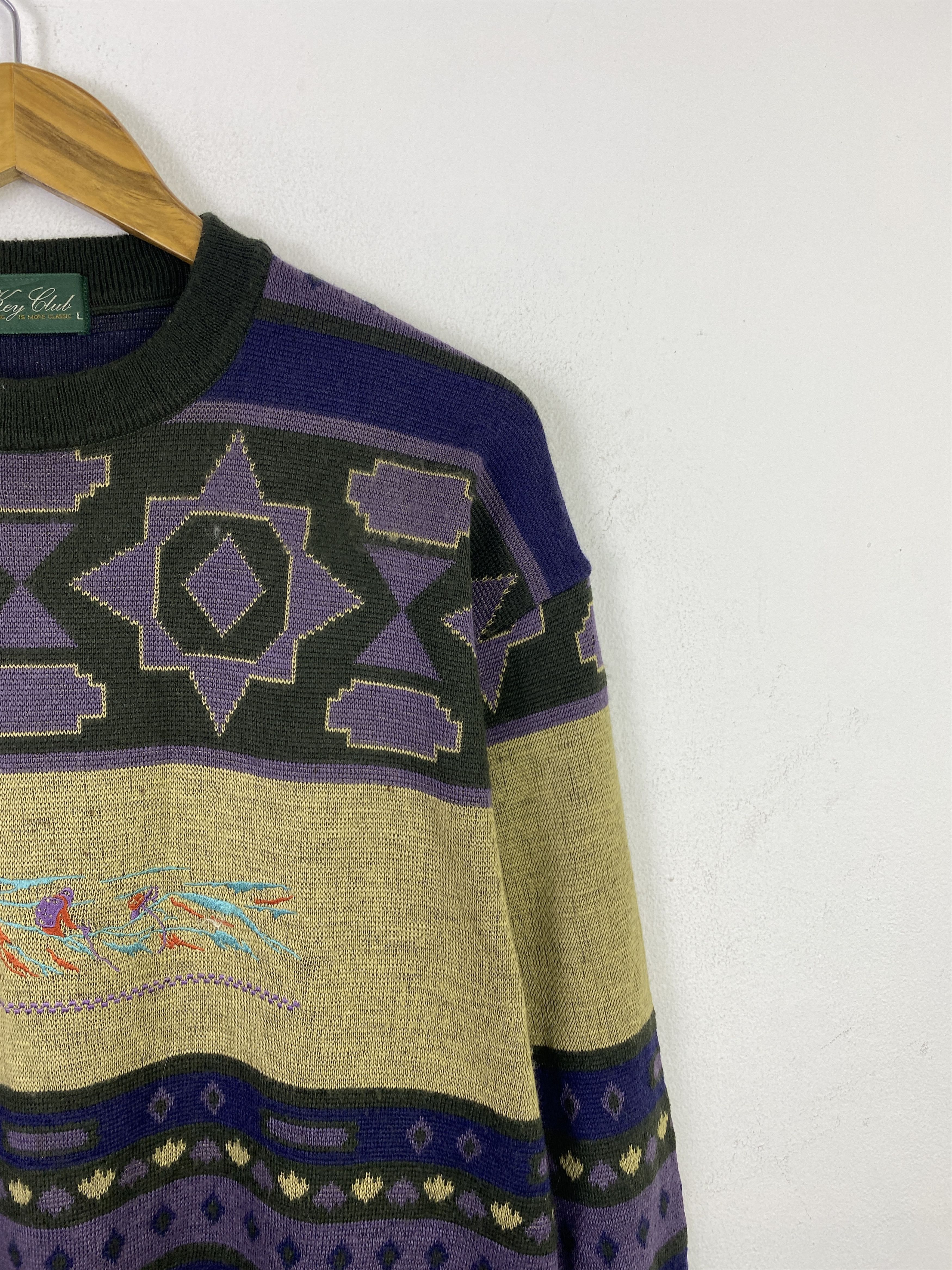 Japanese Brand Vintage Japanese Brand Native Knit Sweatshirt SH0338 Size US L / EU 52-54 / 3 - 7 Thumbnail