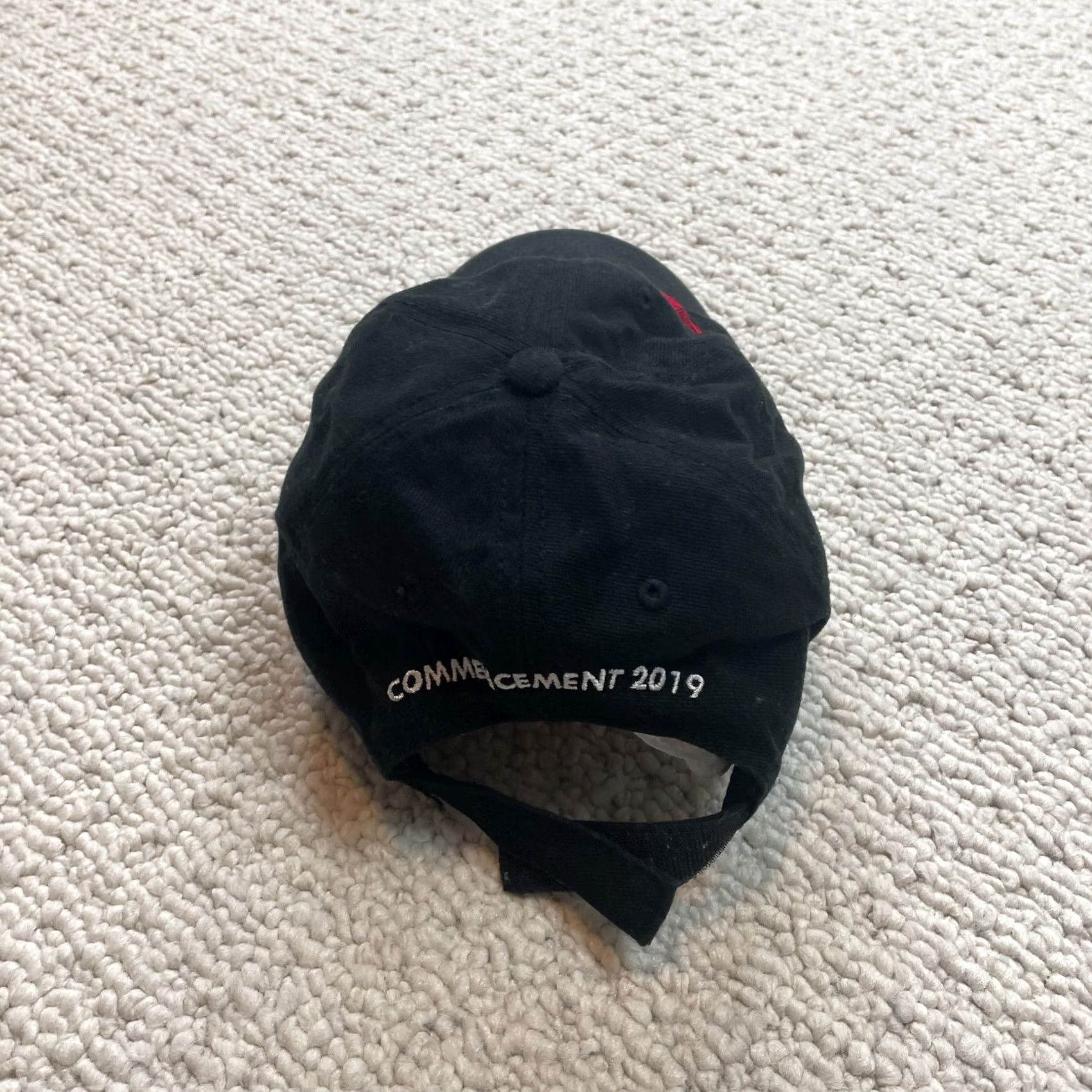 Vintage Aardvark Baseball Hat Cap Unisex Adults OSFM Black Chapman University Commencement 2019 Adjustable Size ONE SIZE - 5 Thumbnail