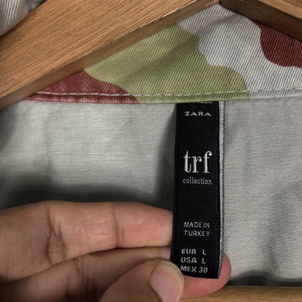 Japanese Brand 🔥Vintage Cropped Biker Jacket Trf Japan Camouflage Army Size US M / EU 48-50 / 2 - 18 Thumbnail