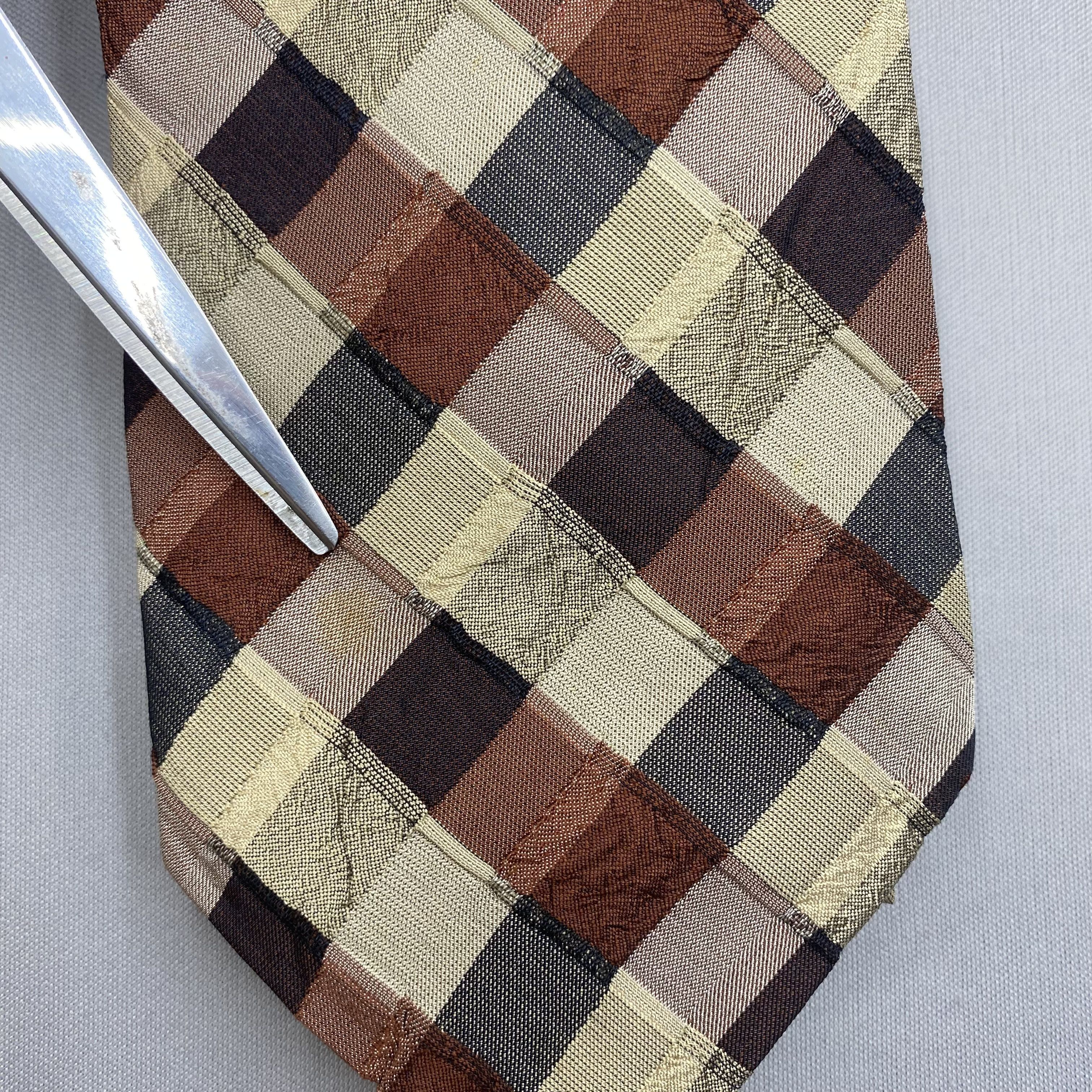 Issey Miyake Vintage Issey Miyake SILK Necktie Cravate Pure Silk Size ONE SIZE - 8 Thumbnail