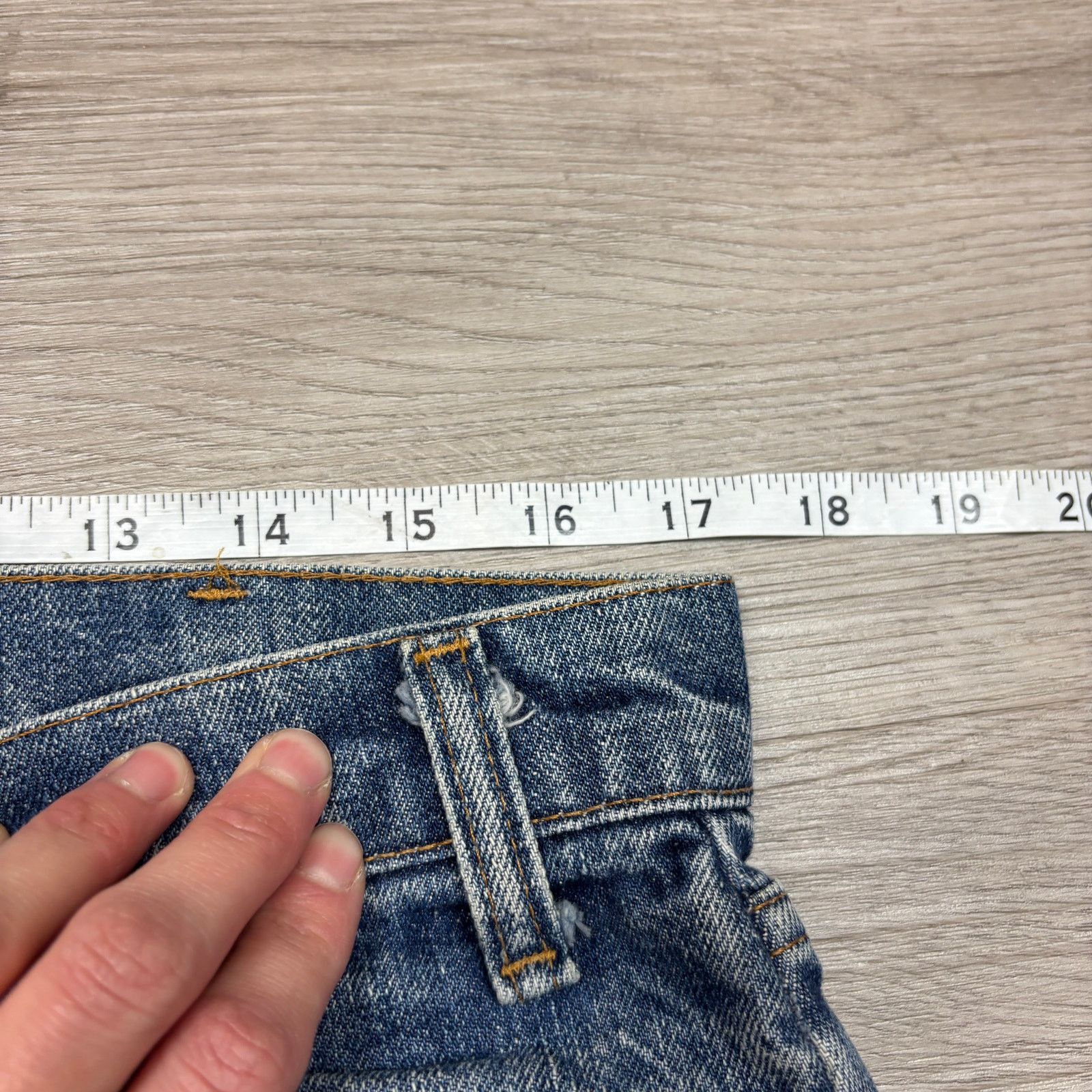 Levi's × Vintage VTG 80s Levi's 505 Orange Tab Raw Hem Jeans 34x32 Made USA Size US 34 / EU 50 - 6 Thumbnail
