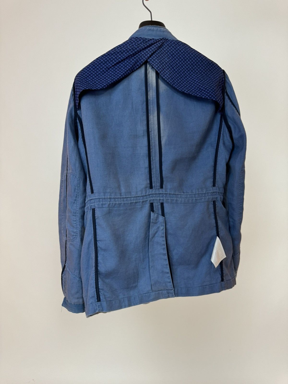 Other JEREM Unlined Blazer jacket stand up collar Linen/cotton Size 52R - 11 Thumbnail