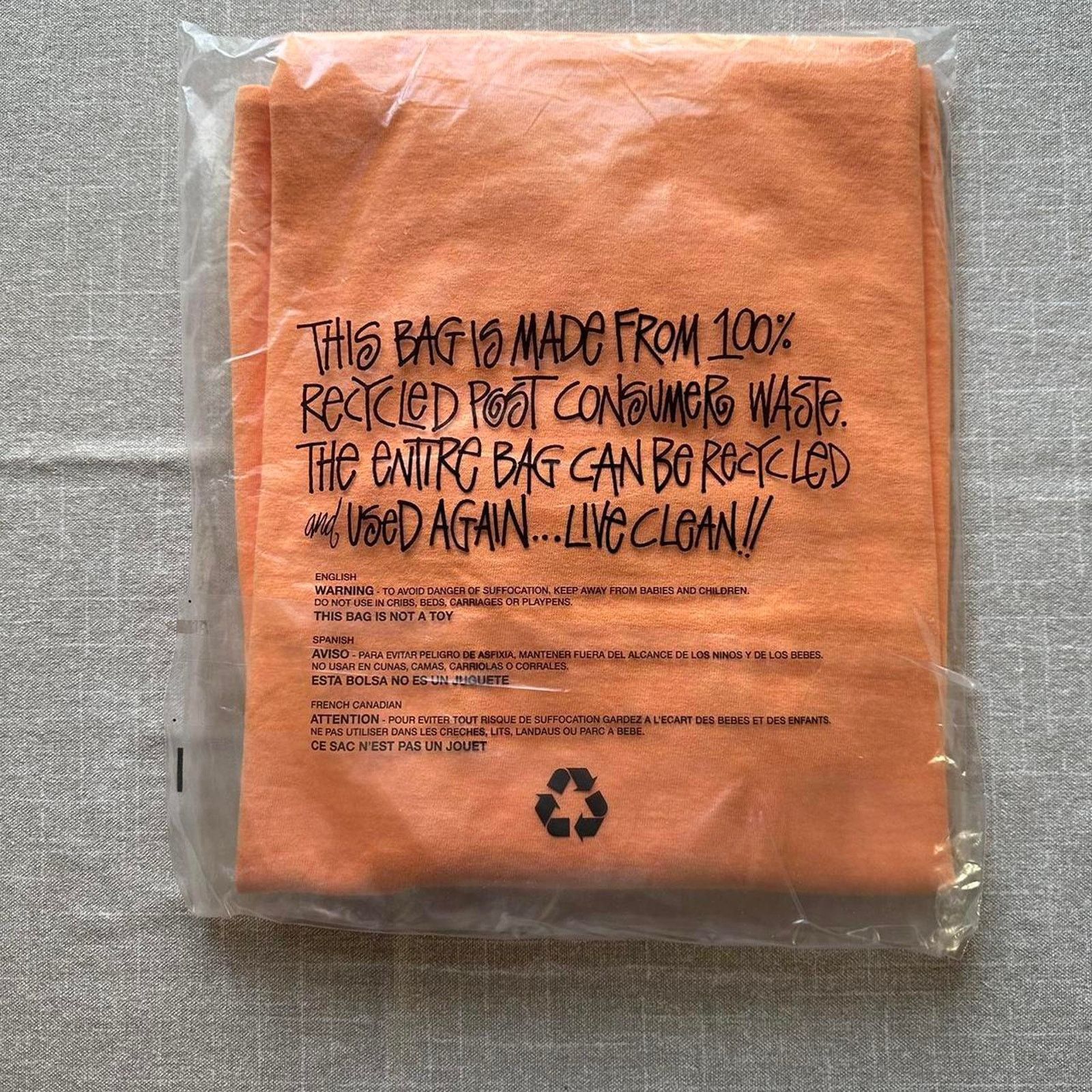 Stussy Stussy x Our Legacy Dot Pigment Dyed T Shirt in Apricot Size US XL / EU 56 / 4 - 4 Thumbnail