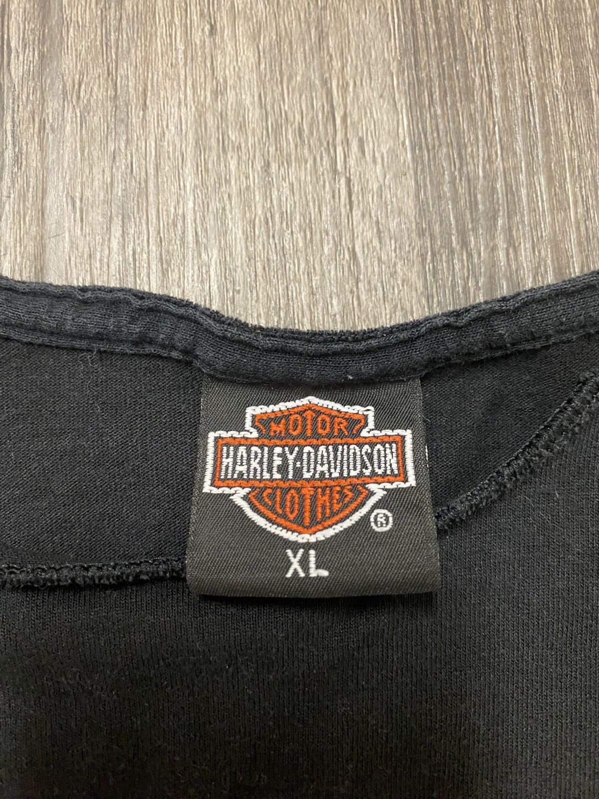 Harley Davidson Vintage 1991 3D Emblem Harley Davidson Wolf Tee Tank 90’s Size US XL / EU 56 / 4 - 5 Thumbnail