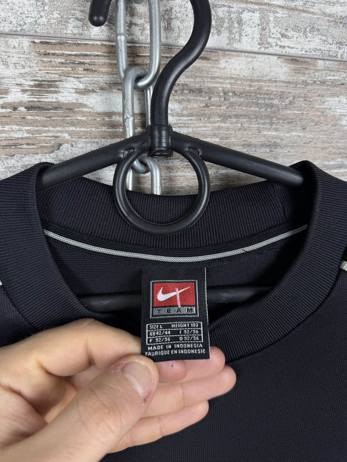 Nike Mens Vintage Nike Football Template Big Logo T-Shirt tee Size US L / EU 52-54 / 3 - 6 Thumbnail