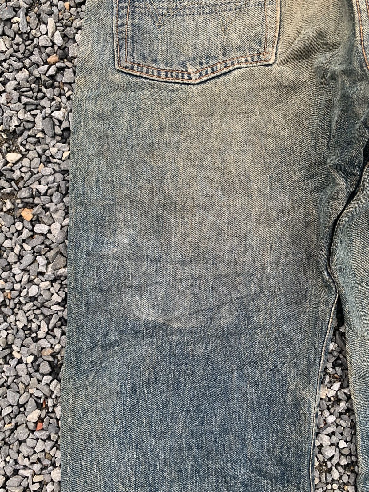 Edwin VINTAGE EDWIN 505 SELVEDGE BAGGY RUSTY DISTRESSED DENIM Size US 28 / EU 44 - 19 Thumbnail