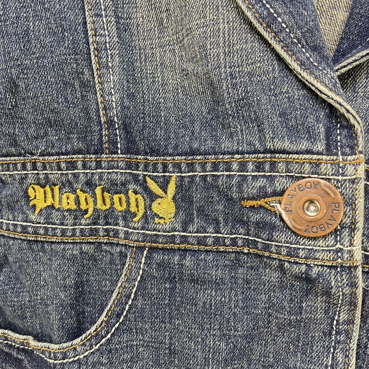 Playboy × Vintage Awesome Play Boy Trucker Denim Jacket Single Button Size M / US 6-8 / IT 42-44 - 8 Thumbnail