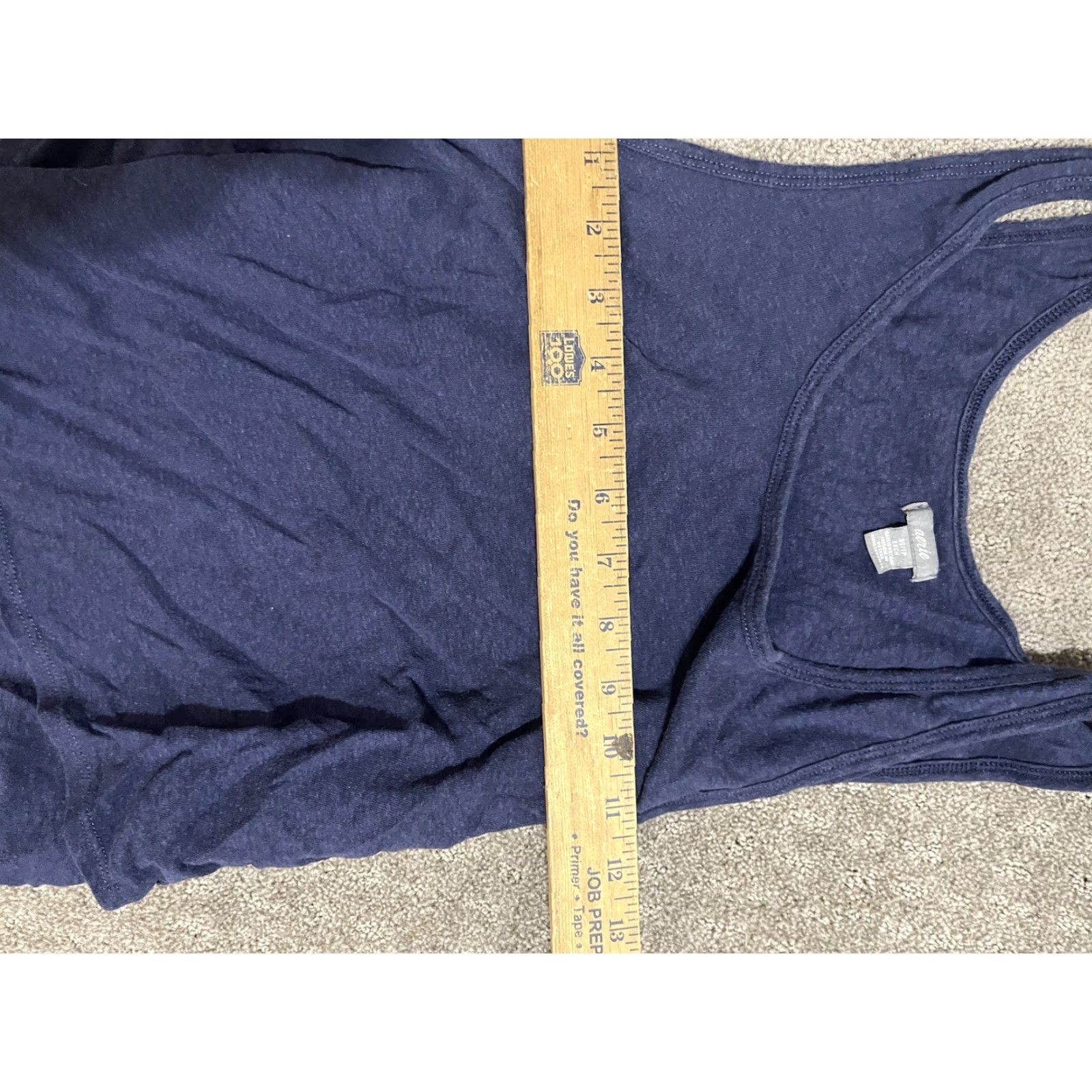 Vintage Aerie Tank Women XS Blue Solid Tank Top Adult XS Blue Solid Womens Tank Top XS Blue 90s Concert? Size XS / US 0-2 / IT 36-38 - 4 Thumbnail