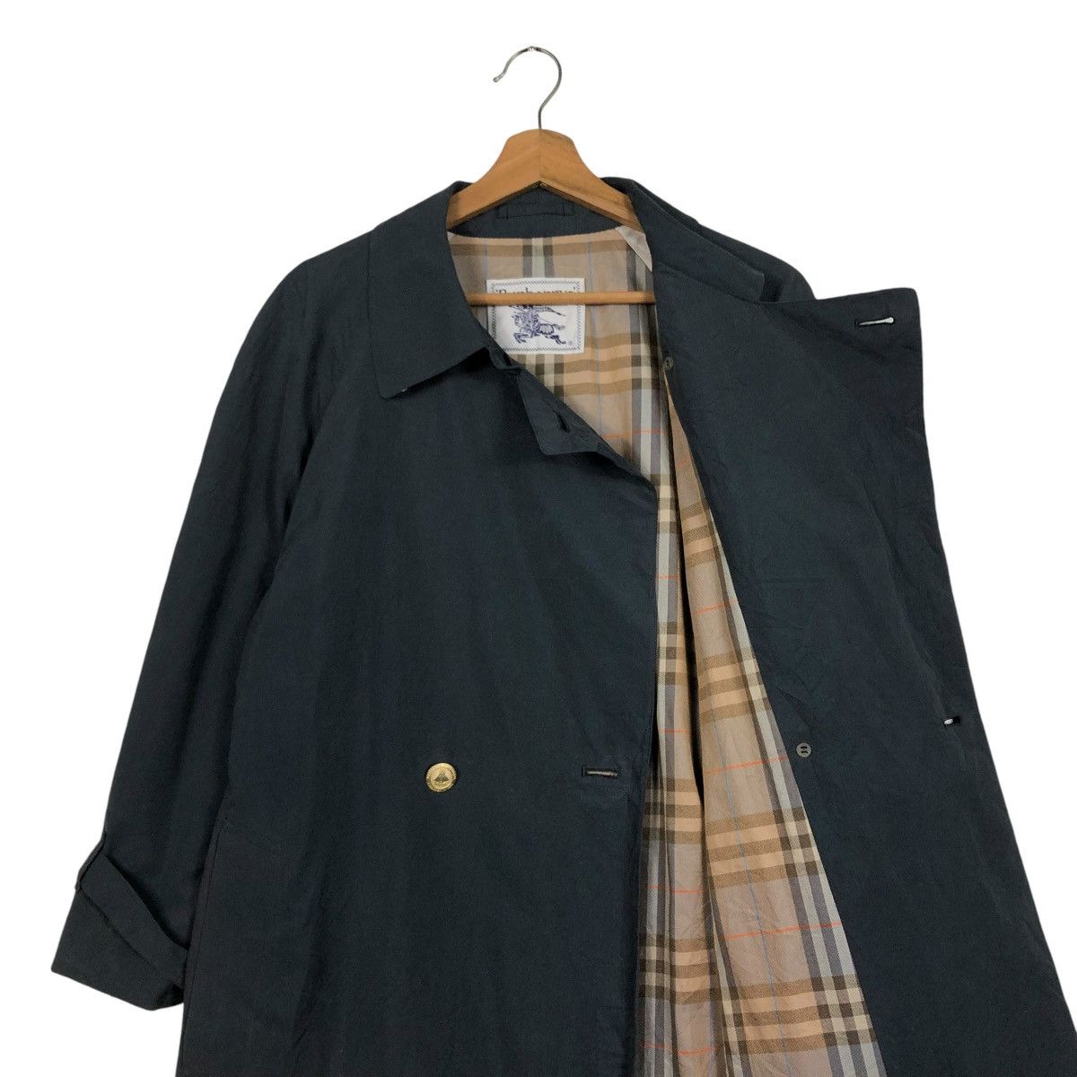 ジャケット・アウター 1003 Burberrys Trench Coat Nova Check Vintage Burberry Kensington Trench Coat Nova Check