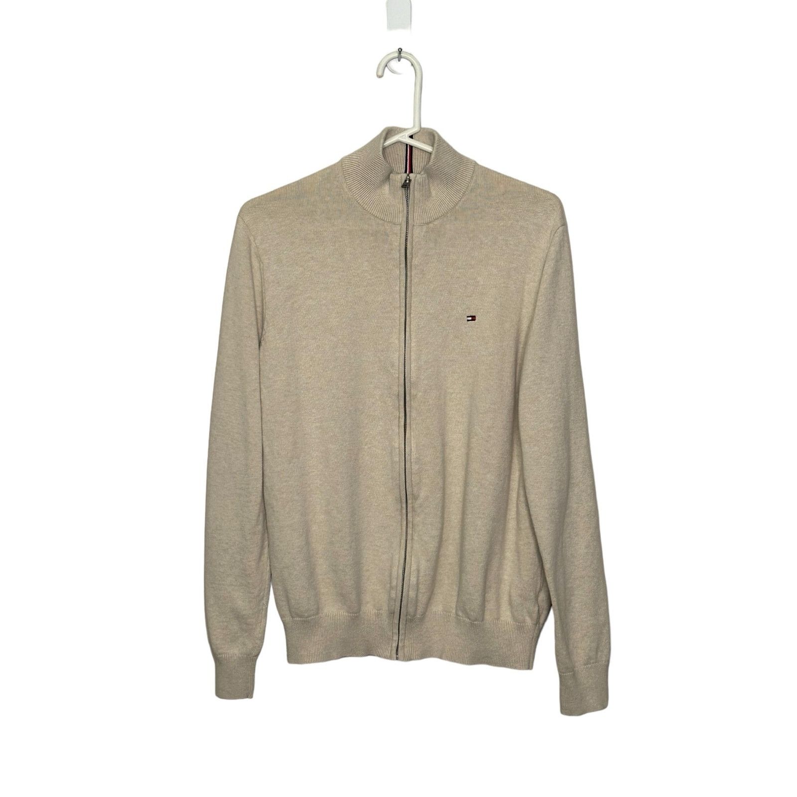 Tommy Hilfiger Tommy Hilfiger long sleeves knit jacket size Large Size US L / EU 52-54 / 3 - 1 Thumbnail