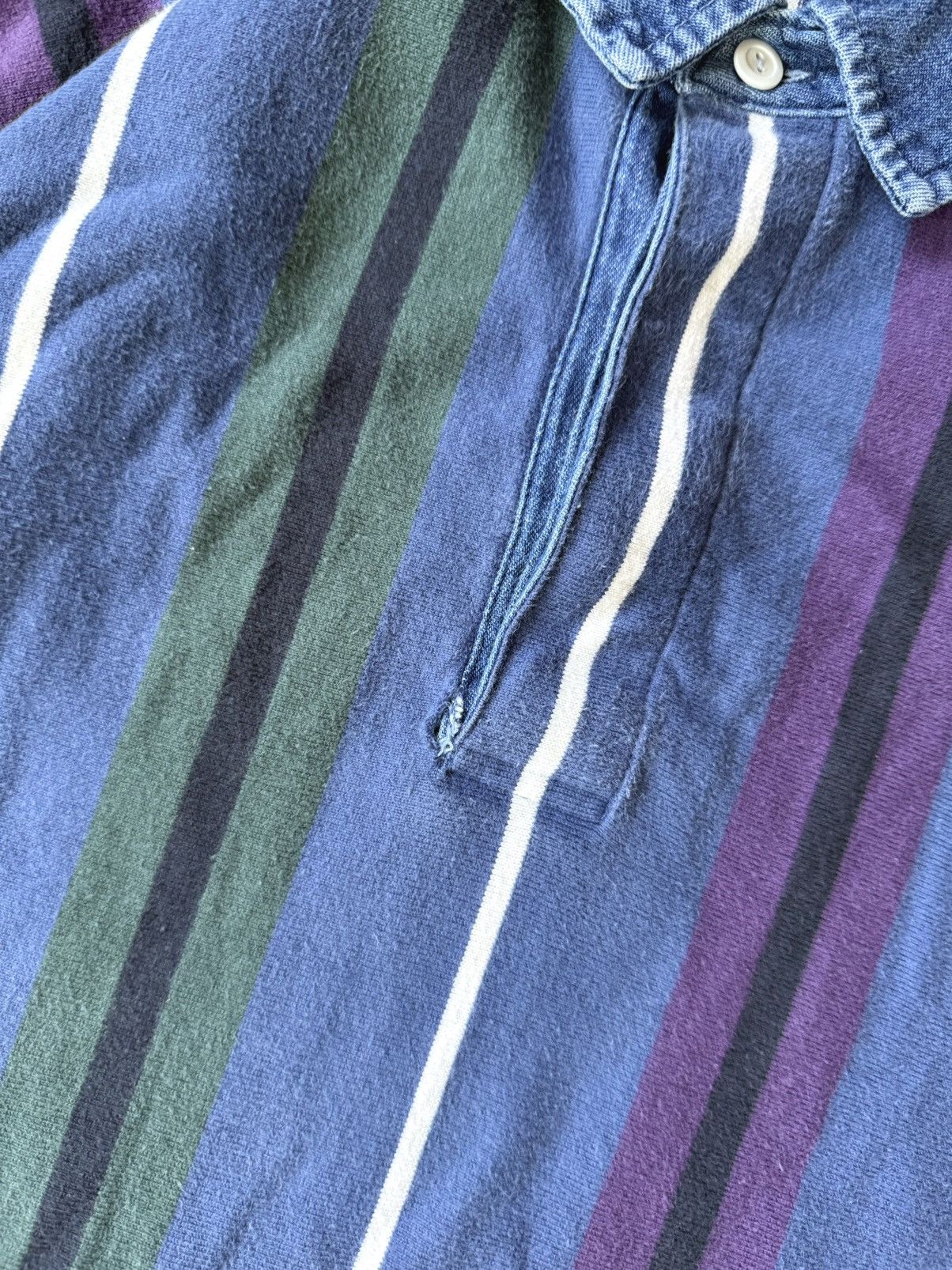 Vintage Vintage 90s John Ashford Rugby Polo (XL) Size US XL / EU 56 / 4 - 4 Thumbnail