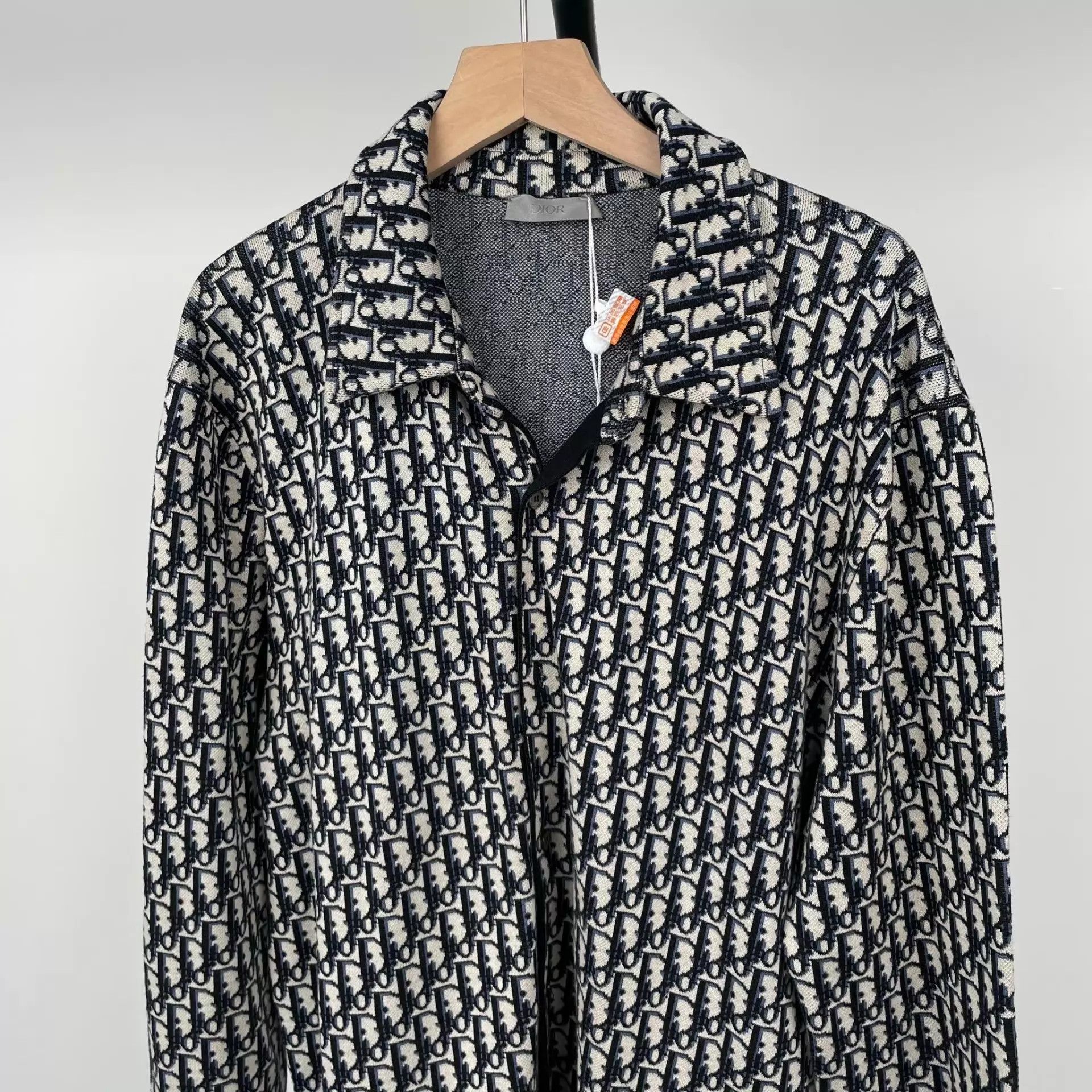 Dior Dior Cotton All-Over Print Gray M Jacket Size US L / EU 52-54 / 3 - 9 Thumbnail