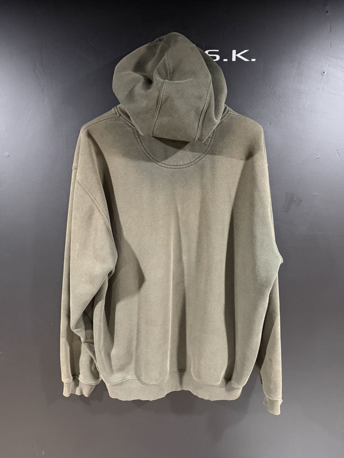 Carhartt 1990s Vintage Carhartt Faded Grunge Army Green Hoodie XXL Size US XXL / EU 58 / 5 - 7 Thumbnail