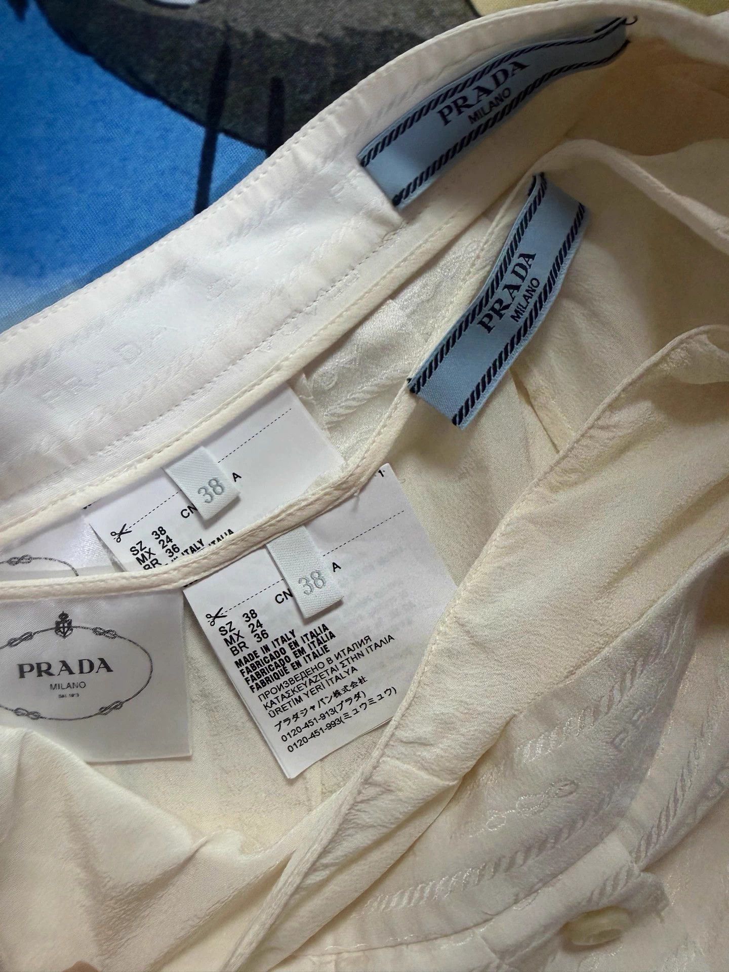 Prada Prada Logo Jacquard Pleated Skirt Set 38 Size 27" / US 4 / IT 40 - 5 Thumbnail