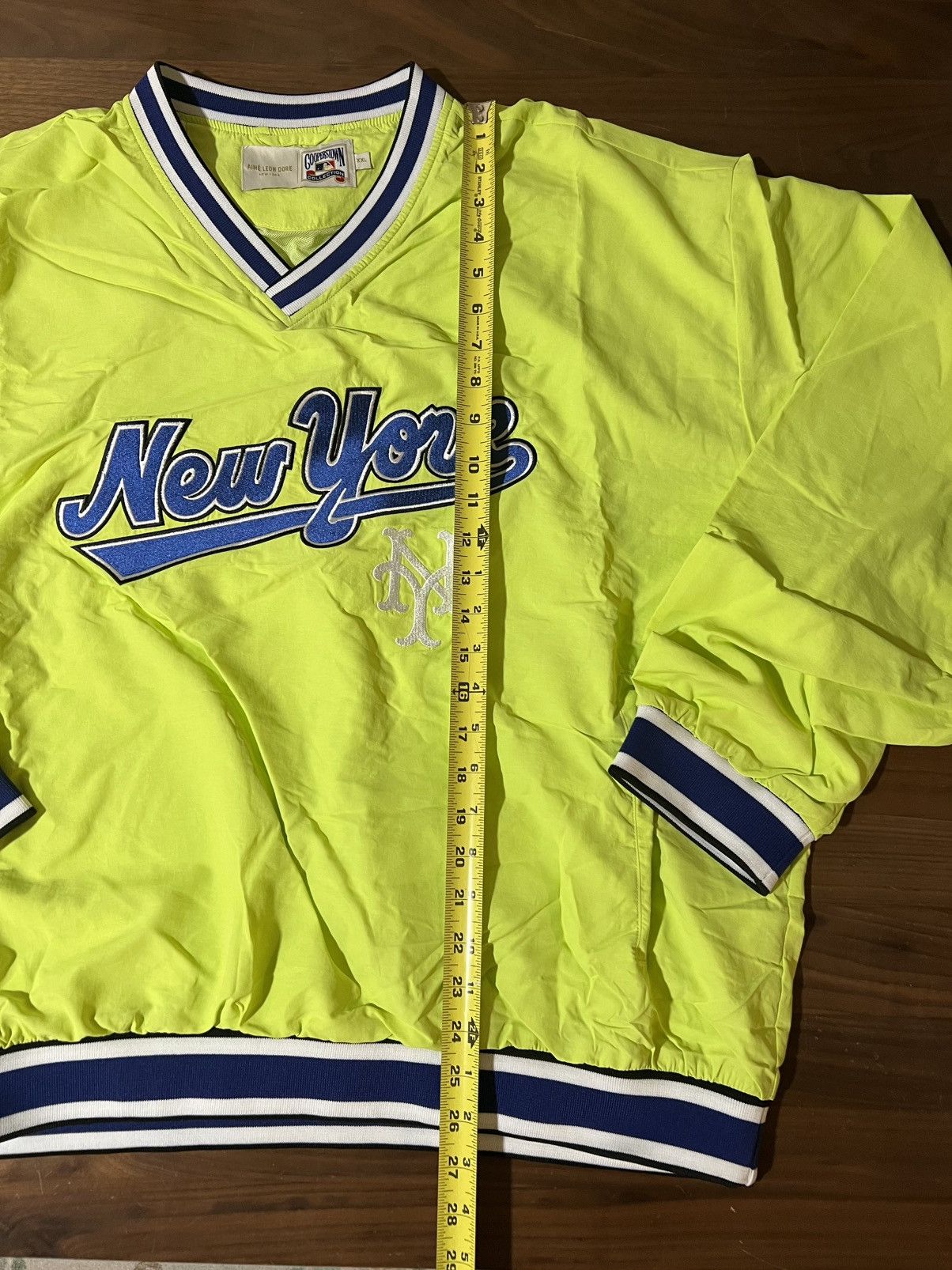 Aime Leon Dore Aime Leon Dore ALD / New York Mets Nylon V-Neck Pullover XXL Size US XXL / EU 58 / 5 - 6 Thumbnail