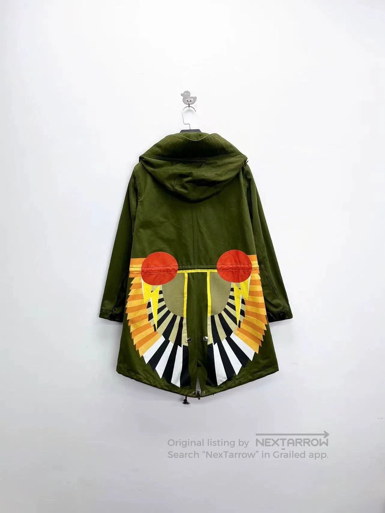 Givenchy Givenchy Military Green Hooded Trench Coat. Size US M / EU 48-50 / 2 - 2 Thumbnail