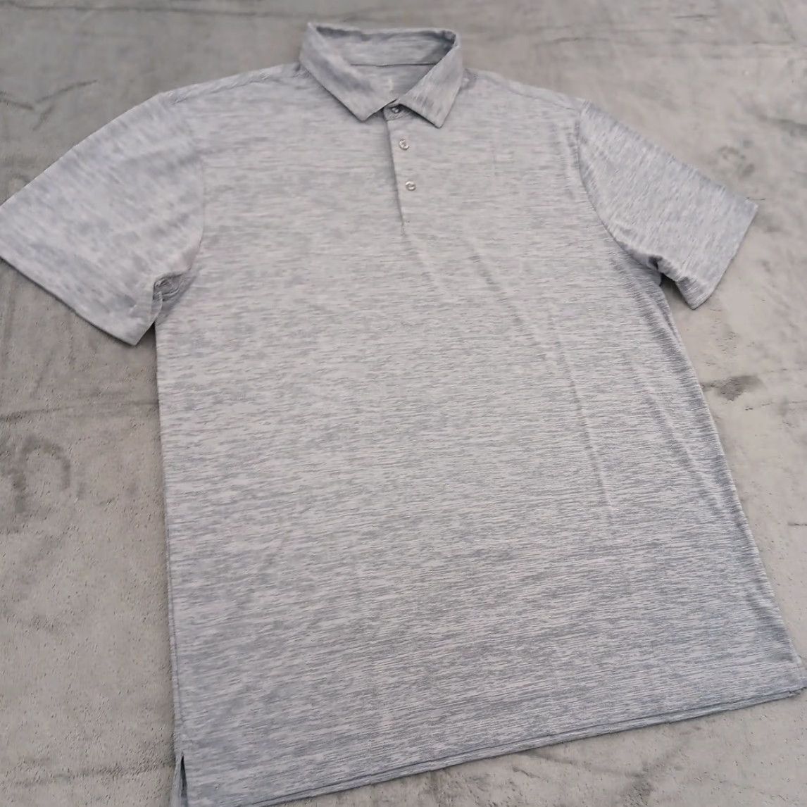 Vintage Joymasar Polo Shirt Mens XL Heather Gray Short Sleeve Polo Collar Gray XL Mens Shirts Size US XL / EU 56 / 4 - 4 Thumbnail