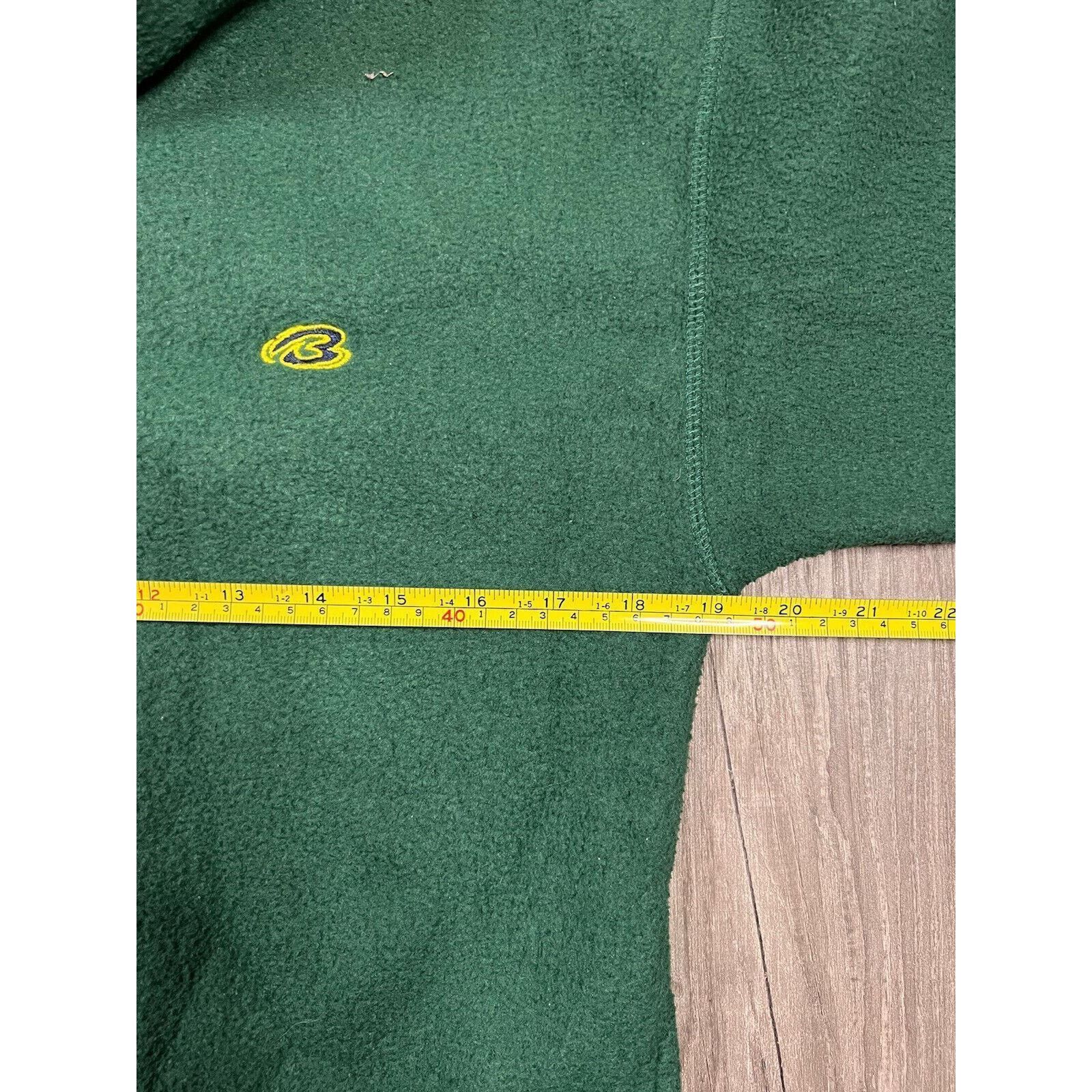 Bugle Boy Bugle Boy Mens Fleece Sweatshirt Green 1/4 Zip Size SM Size US S / EU 44-46 / 1 - 3 Thumbnail