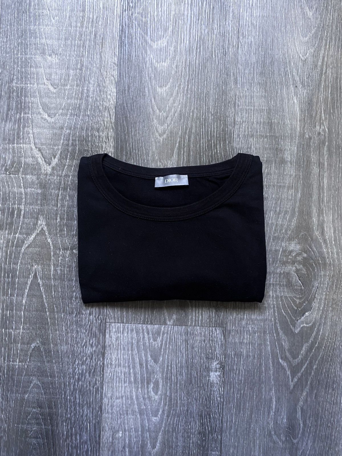 Dior Christian Dior Embroidered CD Icon Logo Black Cotton T-shirt Size US L / EU 52-54 / 3 - 4 Thumbnail
