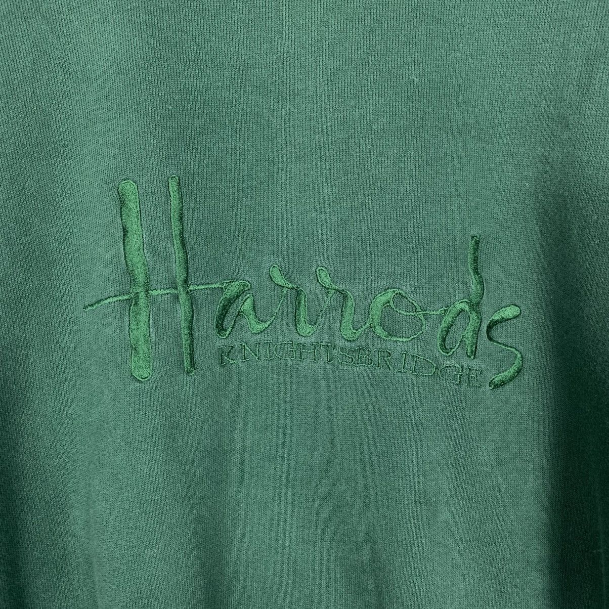 Harrods Vintage Harrods Green Sweatshirt Size US S / EU 44-46 / 1 - 10 Thumbnail