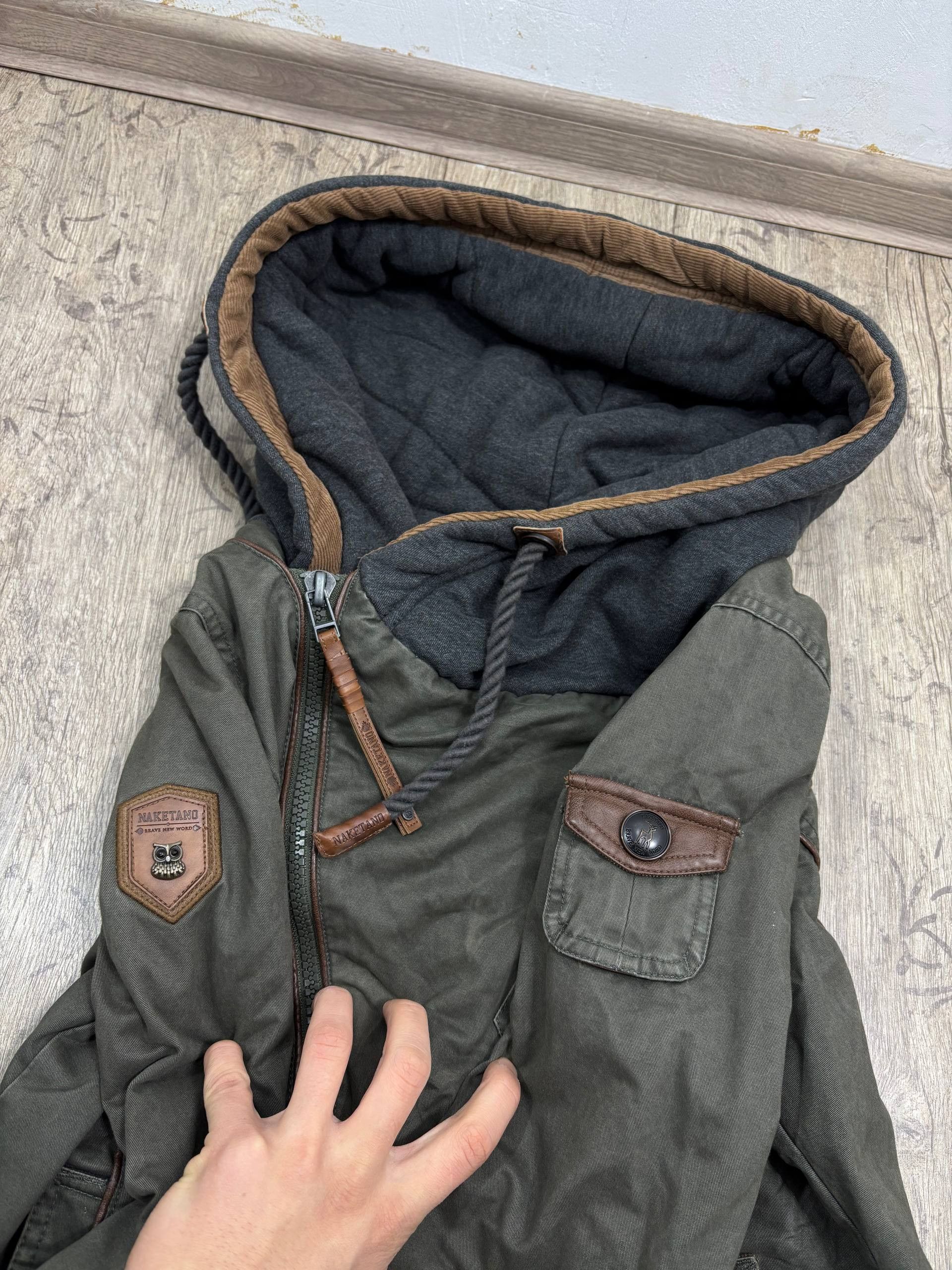 Vintage VTG Avant Garde Asymmetrical Bomber jacket Size US S / EU 44-46 / 1 - 3 Thumbnail