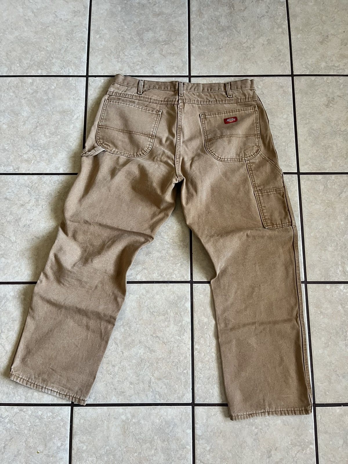 Carhartt × Dickies × Vintage Vintage brown dickie carpenter pants Size US 36 / EU 52 - 1 Thumbnail