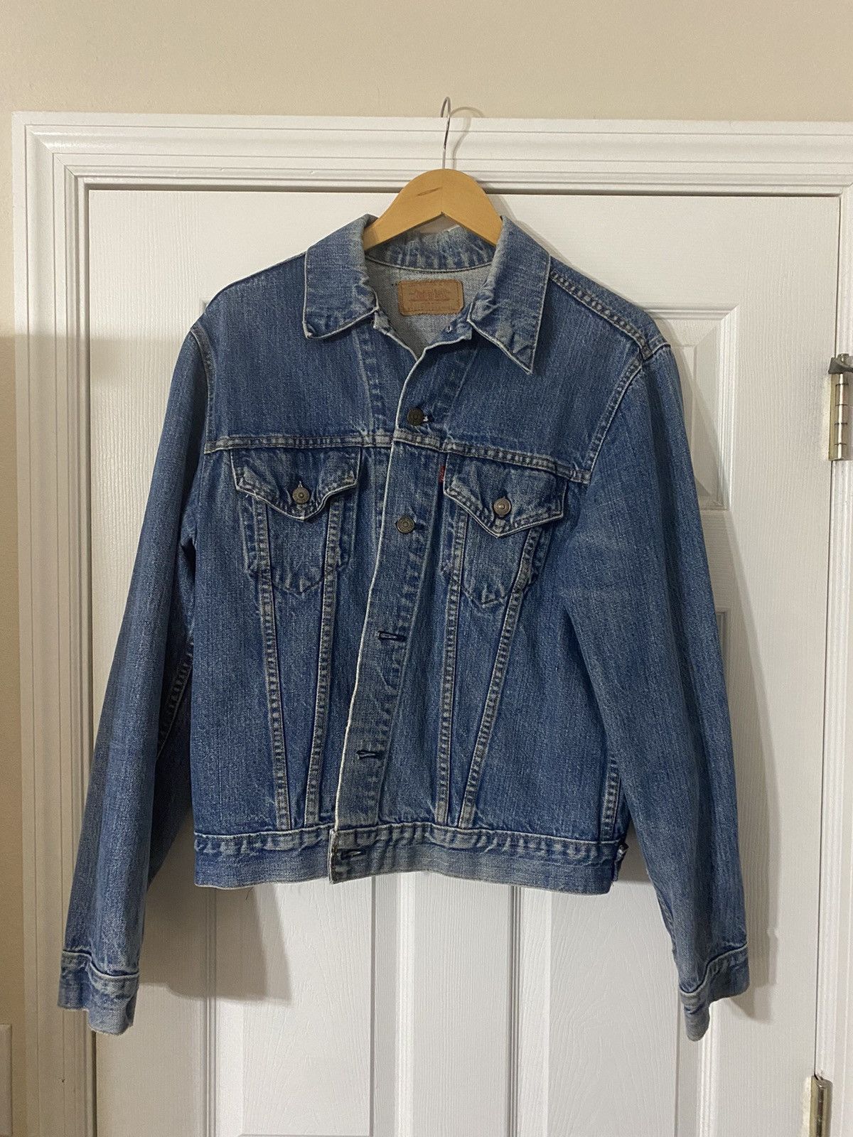 image of Levis x Vintage Levi’S Type 3 Trucker Jacket in Blue, Men's (Size Large)