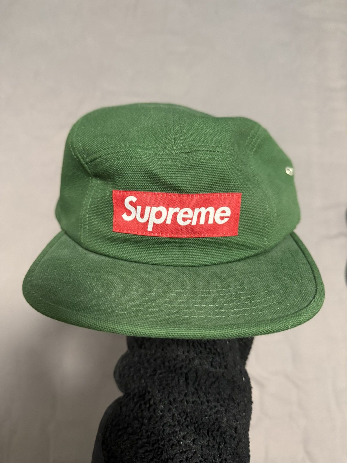 Supreme Supreme fw12 2012 canvas camp cap green Size ONE SIZE - 1 Thumbnail