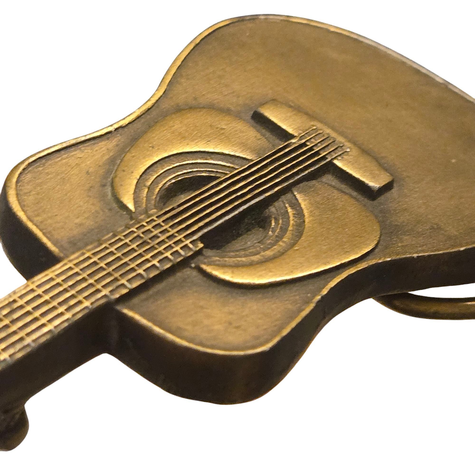 Other Acoustic Guitar Belt Buckle Vintage 1979 Music Musician West Size ONE SIZE - 11 Thumbnail