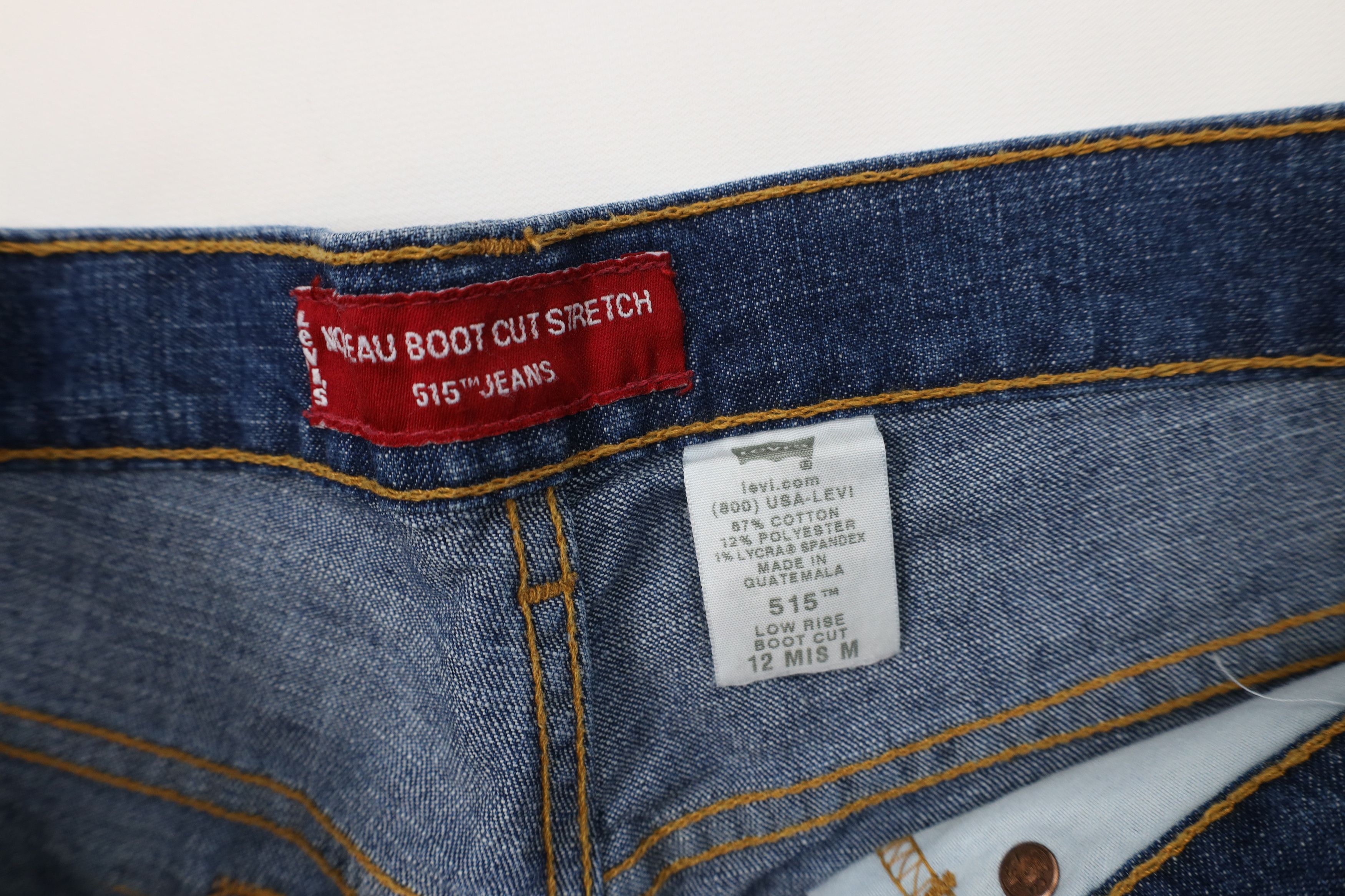 Levi's Vintage Y2K 2004 Levis 515 Flared Wide Leg Boot Cut Jeans Size 34" / US 12 / IT 48 - 8 Thumbnail