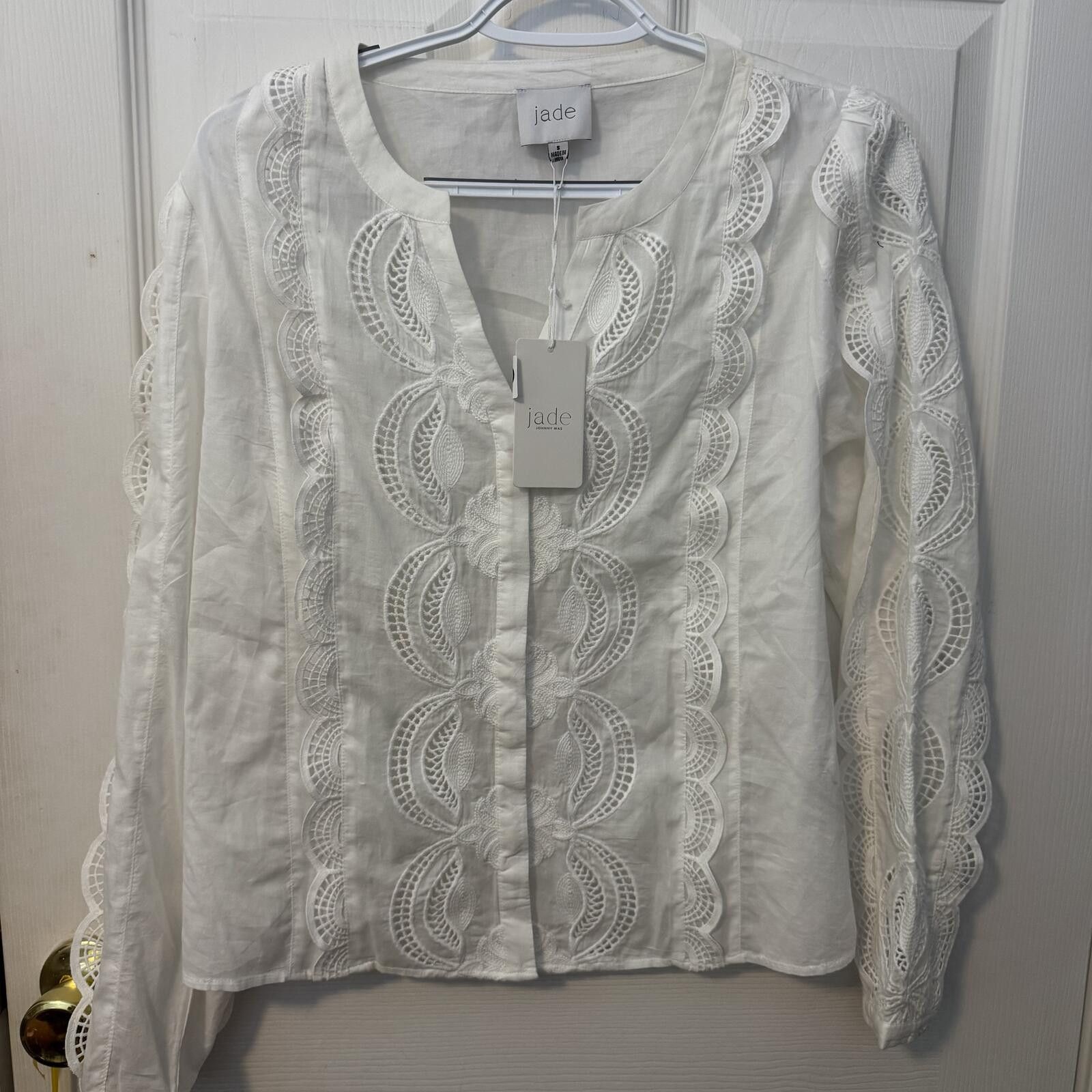 Other NWT-Johnny Was Jade White Lace Embroidered Small Size M / US 6-8 / IT 42-44 - 1 Thumbnail