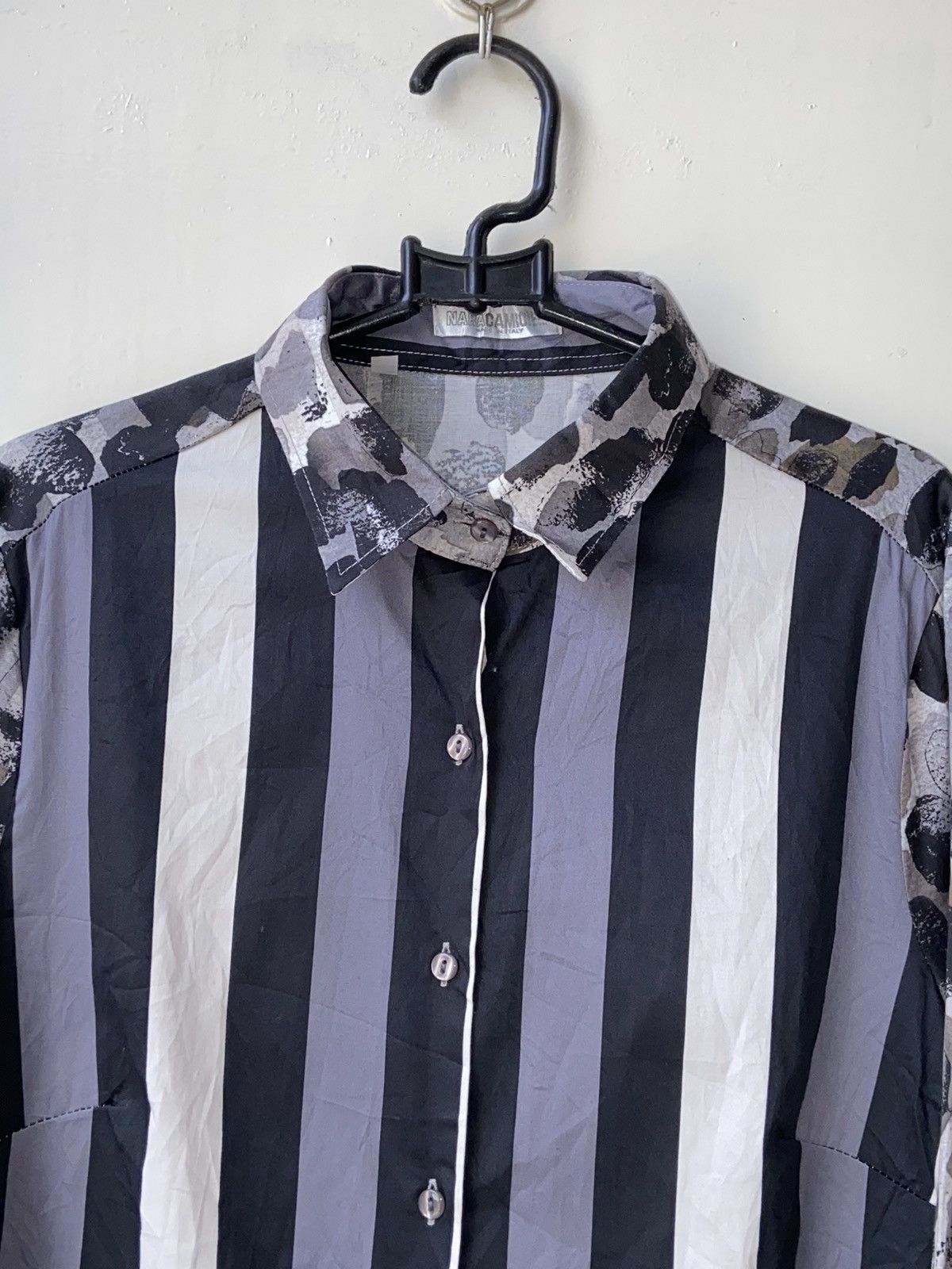 Designer × Japanese Brand NARA CAMICIE Patterned Shirt Size US XS / EU 42 / 0 - 12 Thumbnail