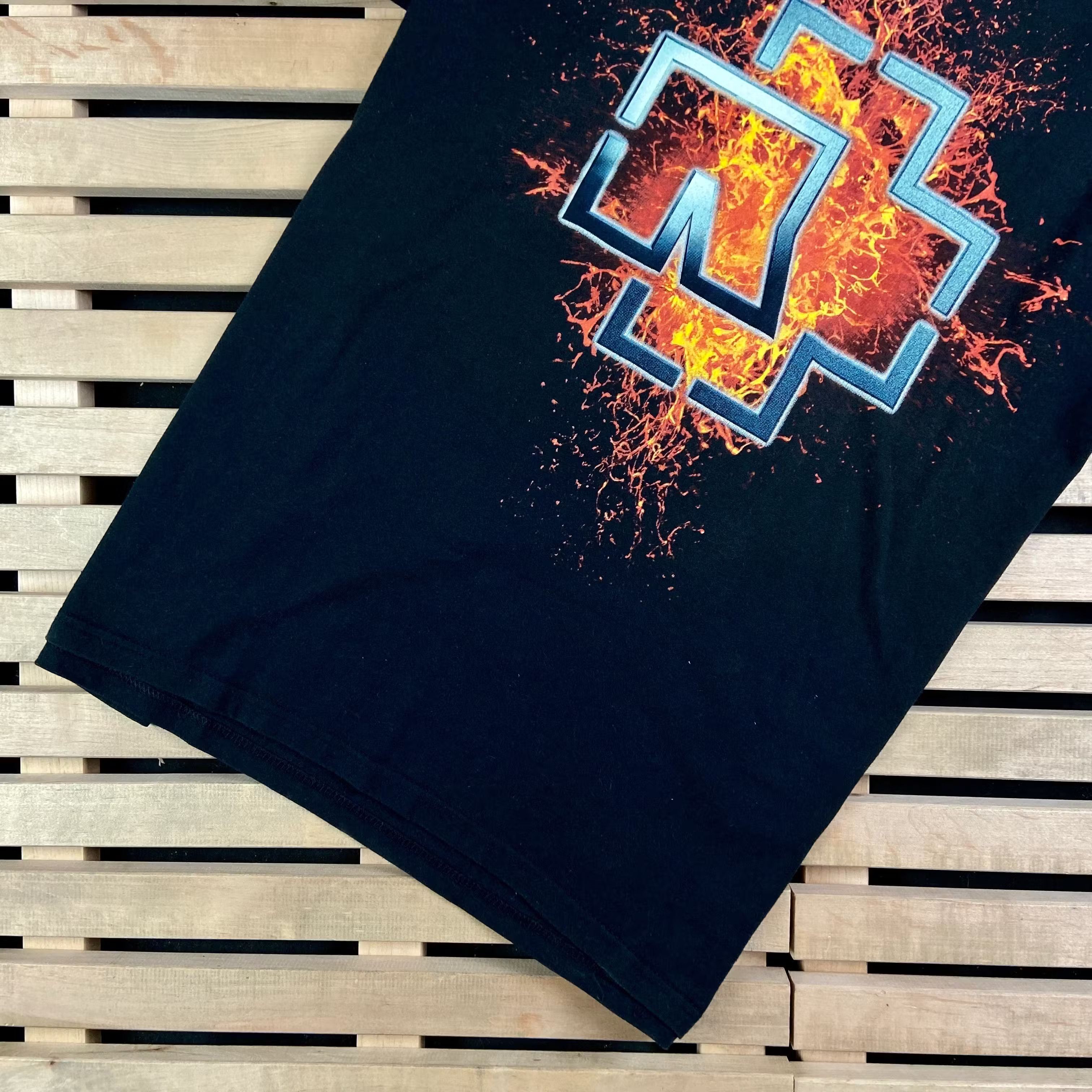 Band Tees × Vintage Mens Vintage T Shirt Rammstein Size XXL 2XL Size US XXL / EU 58 / 5 - 3 Thumbnail