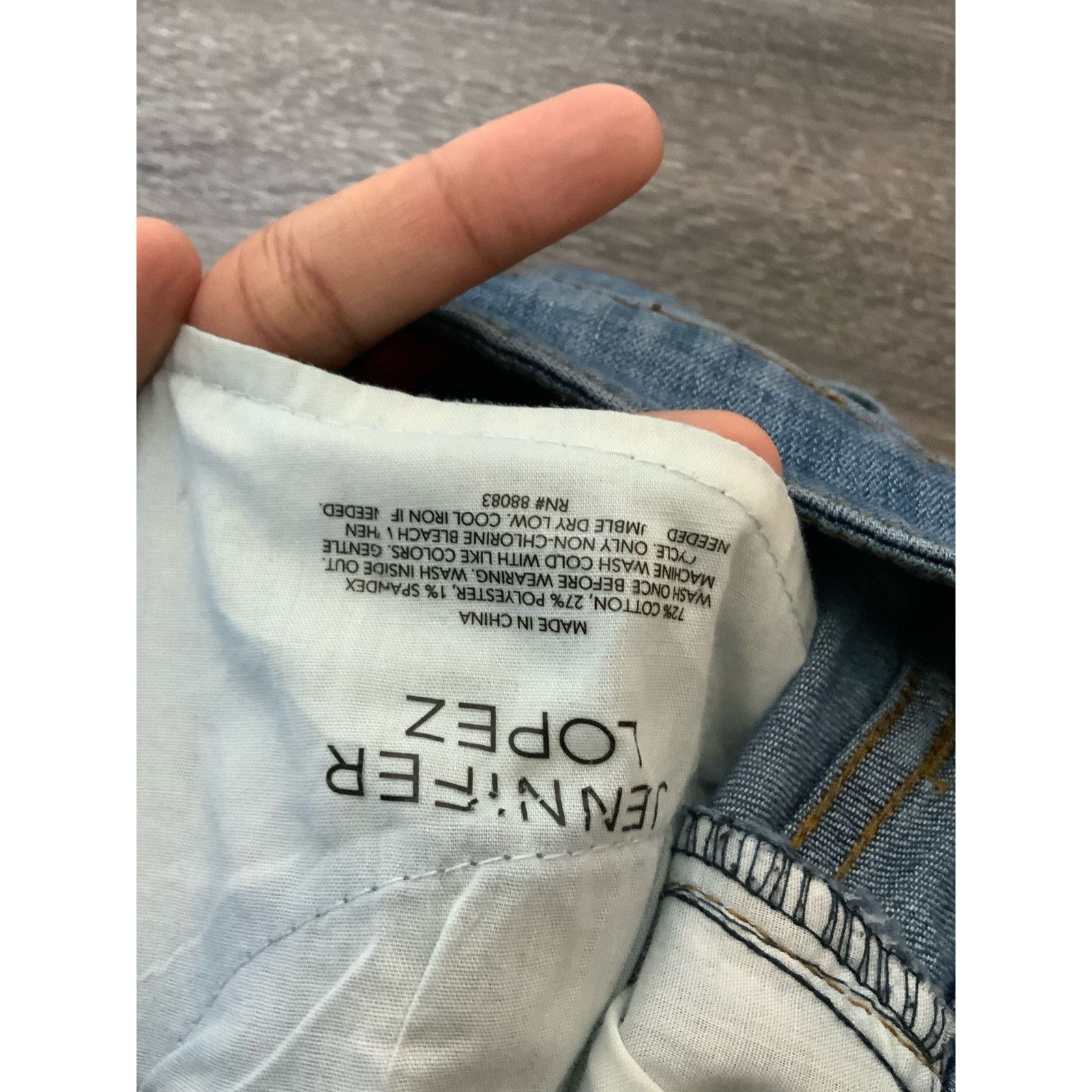 Jennifer Lopez Jennifer Lopez Wide Leg Denim Pants Jeans Women’s 8 USED Size 30" / US 8 / IT 44 - 4 Thumbnail
