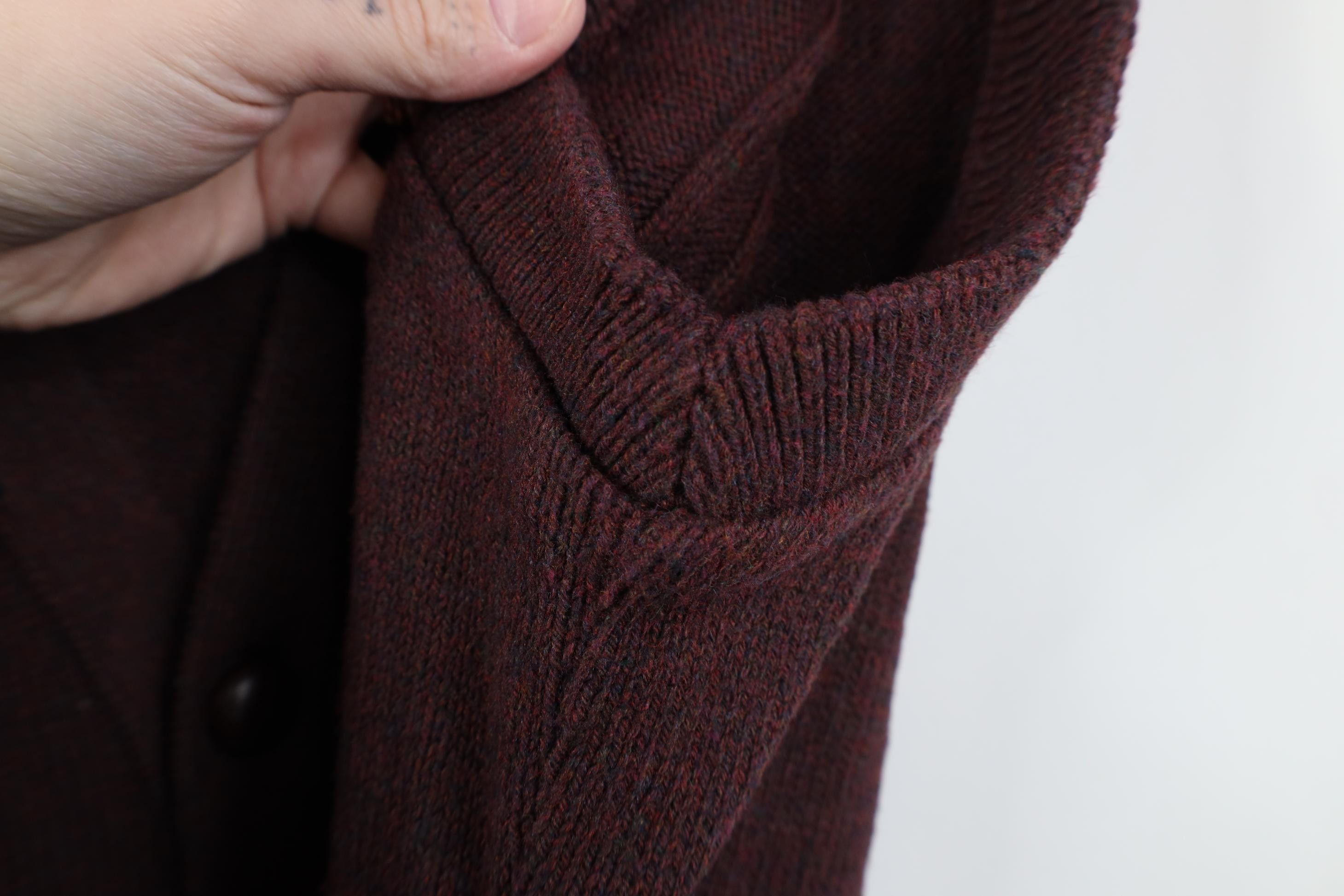 Vintage Vintage 90s Streetwear Ribbed Cable Knit Sweater Vest Red Size US L / EU 52-54 / 3 - 7 Thumbnail