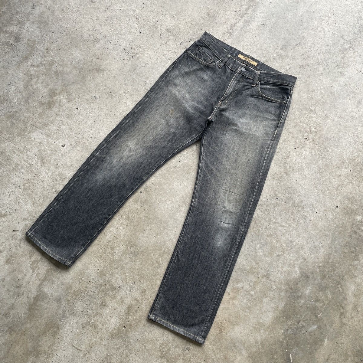 Japanese Brand × Jean W32💥 Vintage Japanese Brand Black Faded Jeans Denim Pants Size US 32 / EU 48 - 2 Thumbnail