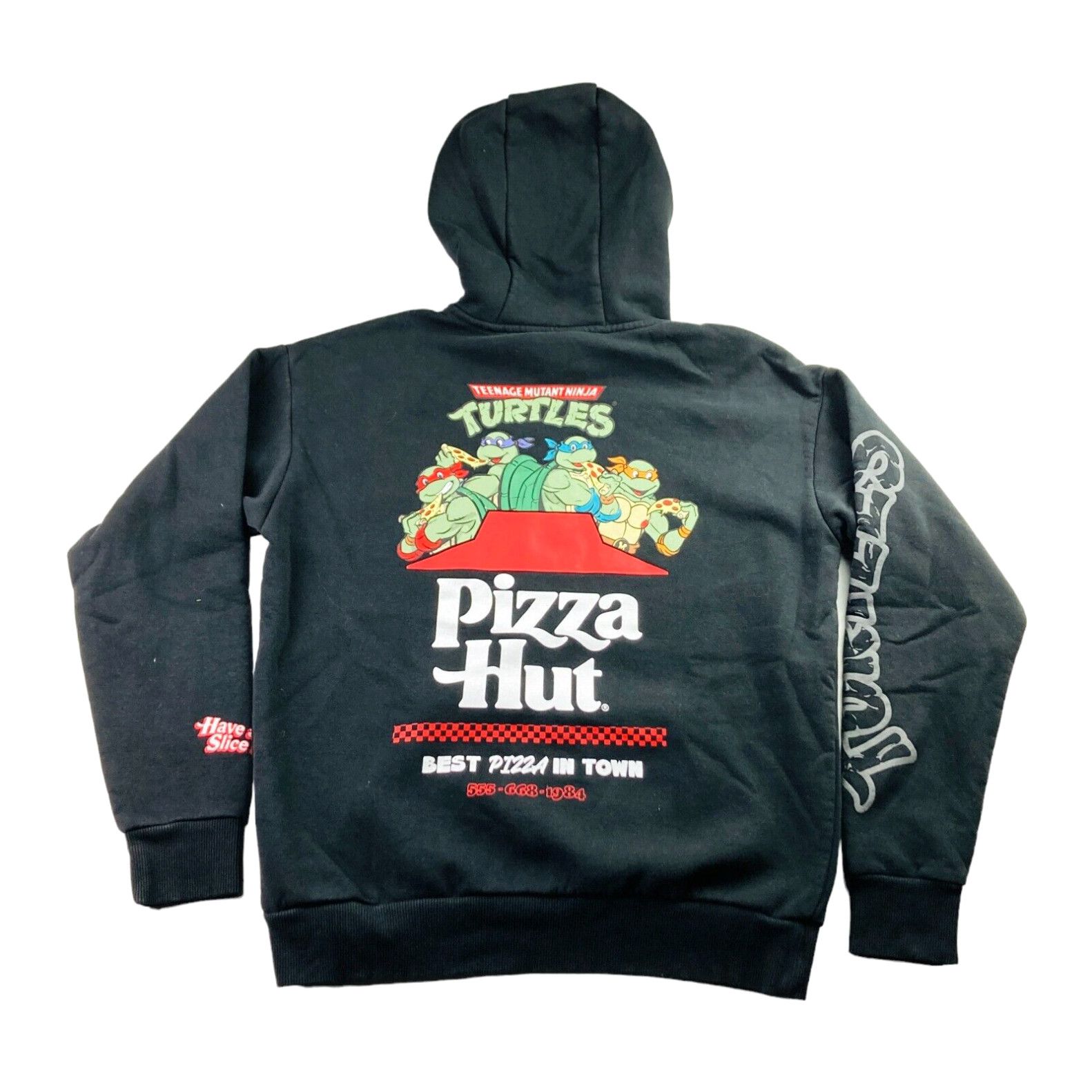 Vintage New Pizza Hut X Teenage Mutant Ninja Turtles Men's Hoodie 