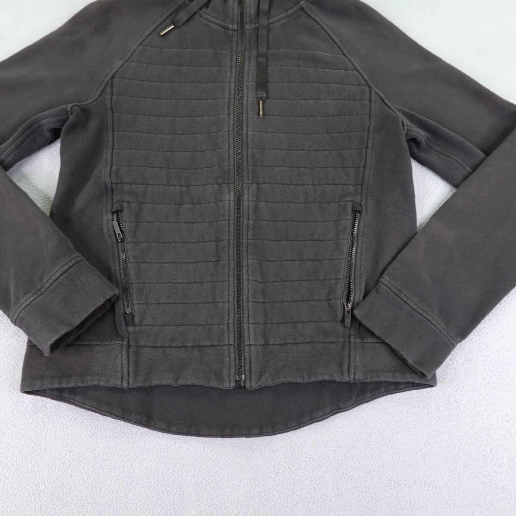 Lululemon Lululemon Jacket Womens 6 Black Fleece Be True Zip Up Sweater Hoodie Sweatshirt Size M / US 6-8 / IT 42-44 - 3 Thumbnail