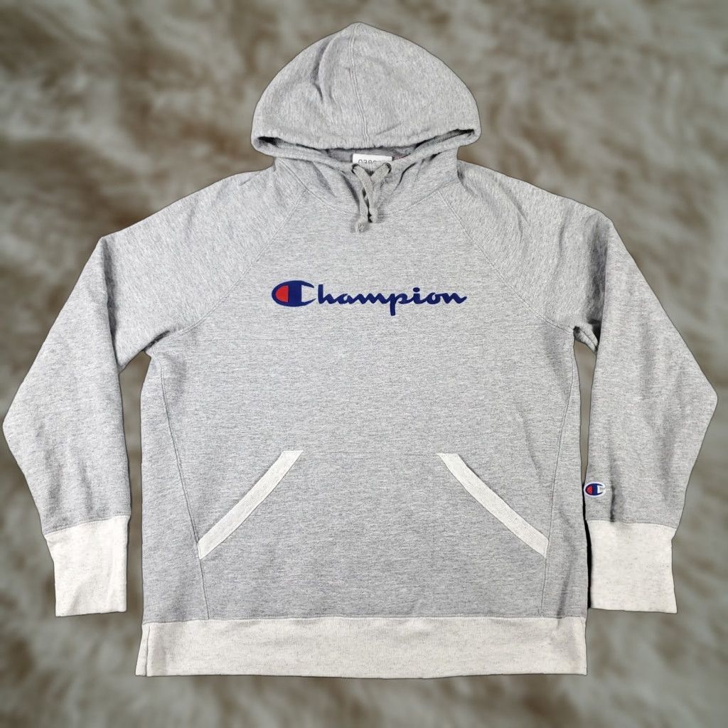 Champion Champion Hoodie Womens Medium Gray Pullover Sweatshirt Sweatshirt Hoodie Casual Activewear Size M / US 6-8 / IT 42-44 - 1 Thumbnail