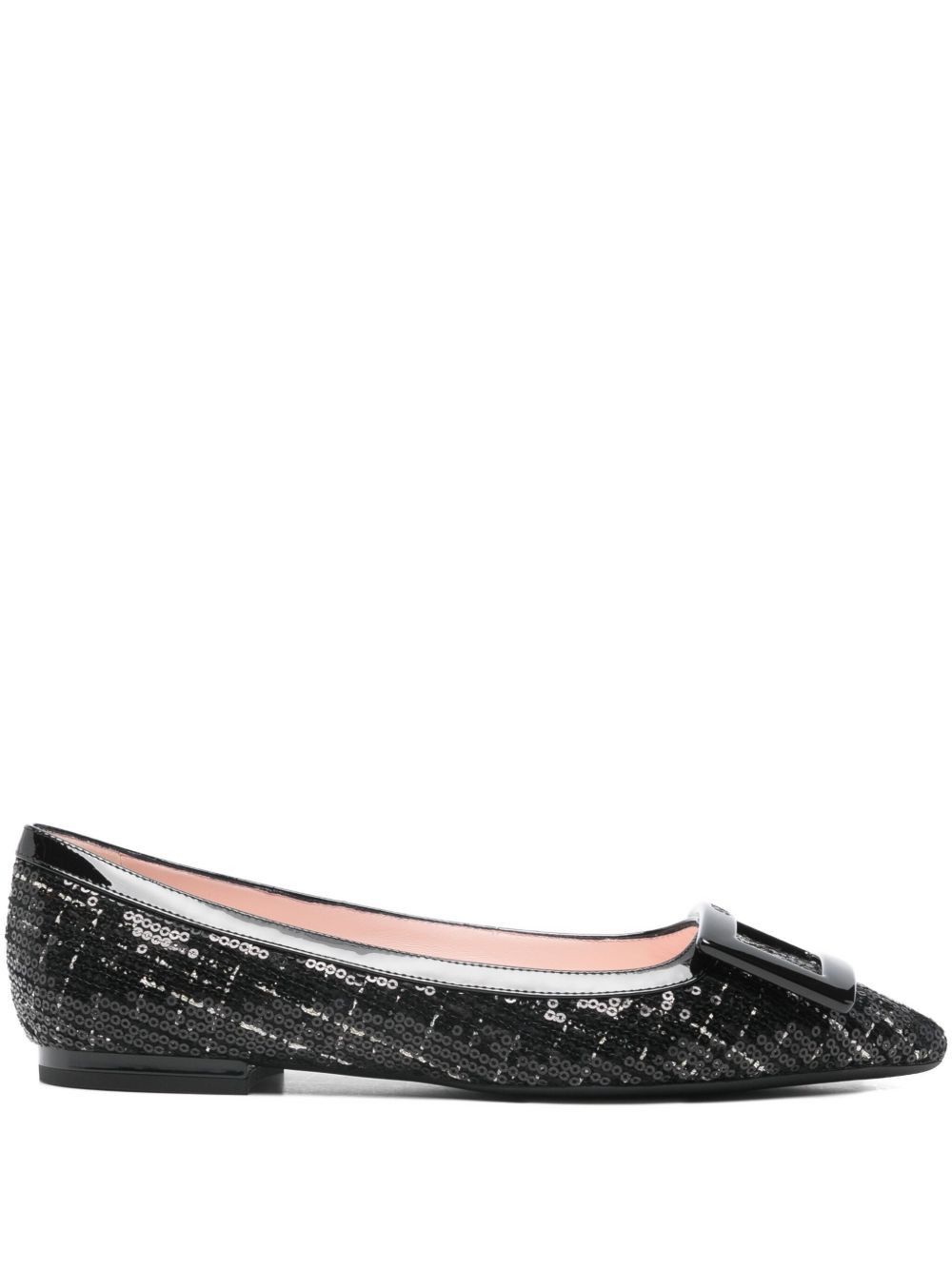 Roger Vivier GOMMETTINE TWEED BALLETS Size US 10 / IT 40 - 1 Thumbnail