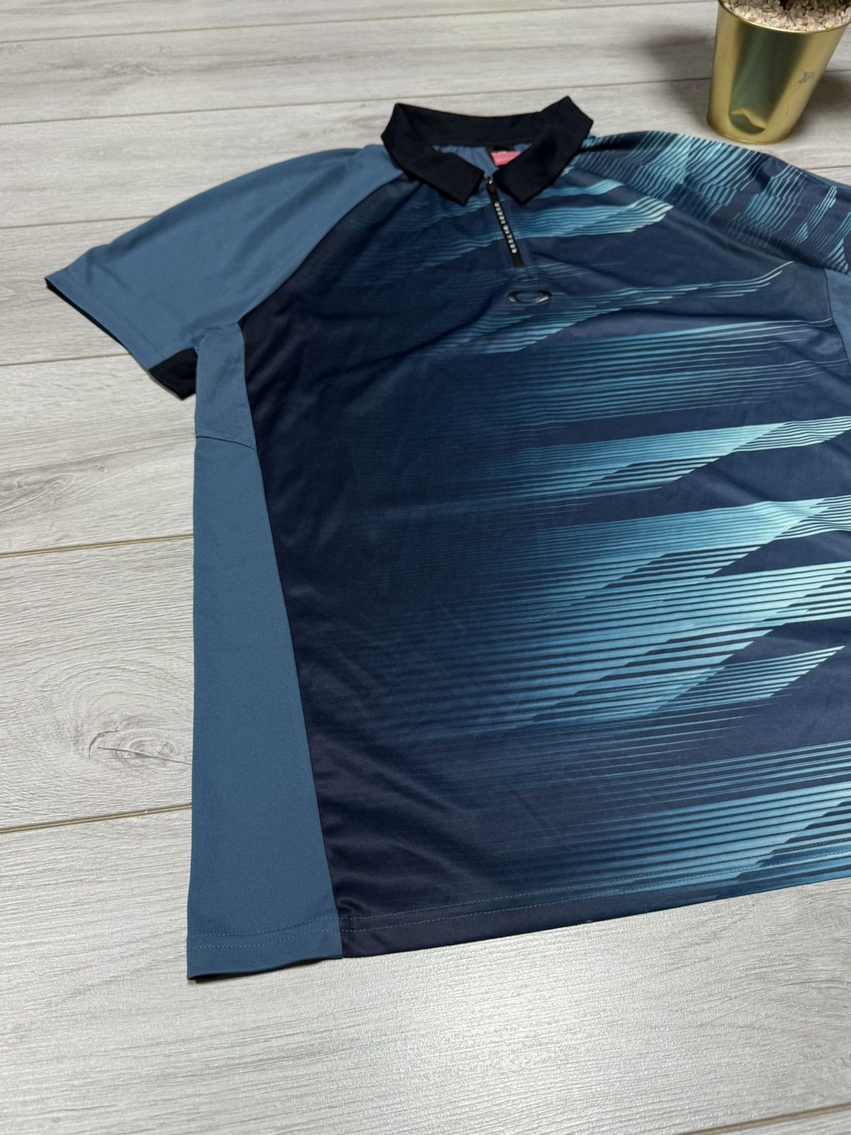 Oakley Oakley Bubba Watson Golf 1/4 zip centr logo polo all over Size US XXL / EU 58 / 5 - 3 Thumbnail