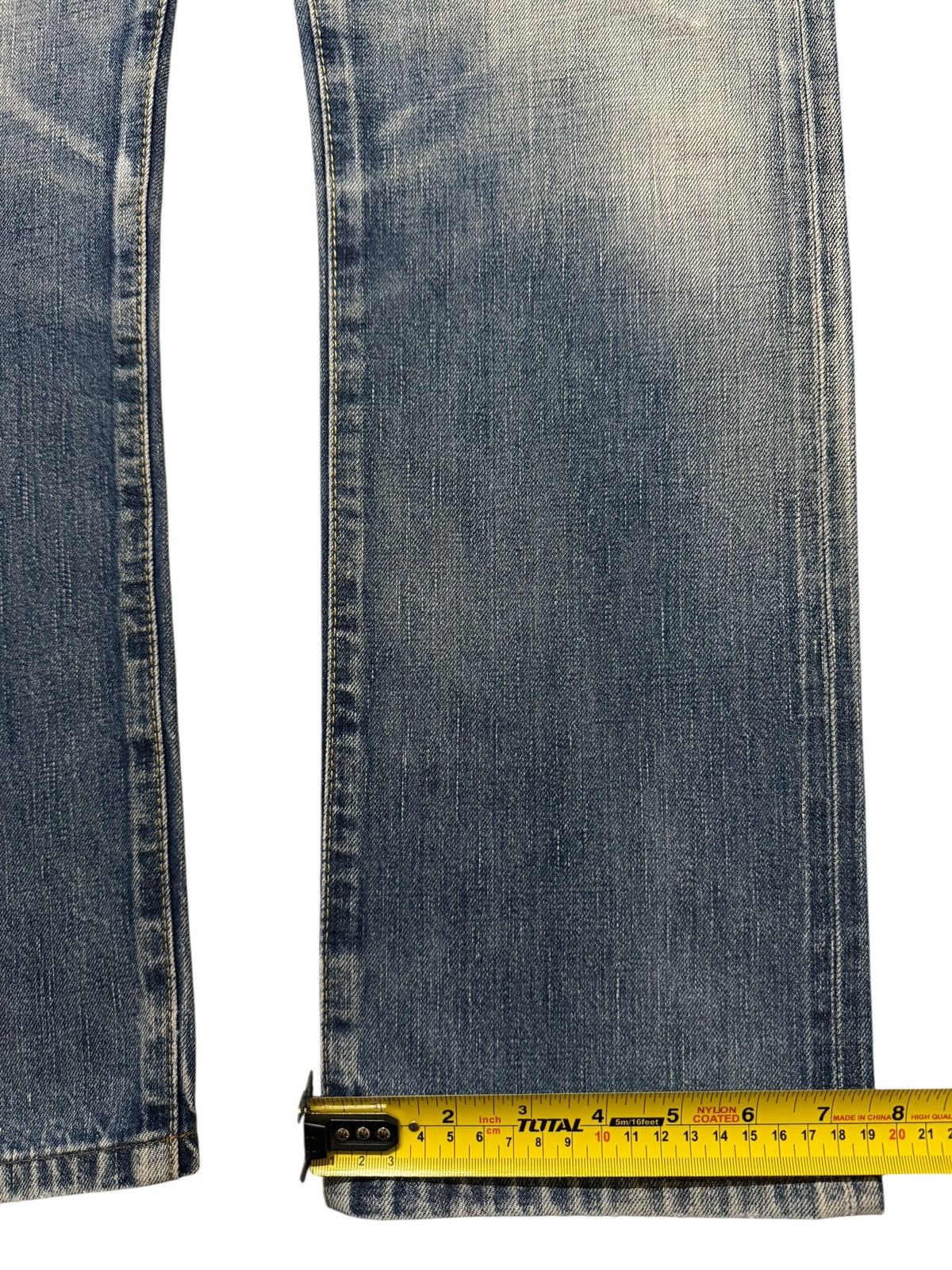 Edwin Vintage 90s Japan Edwin Selvedge Blue Faded Wash Straight Size US 33 - 16 Thumbnail