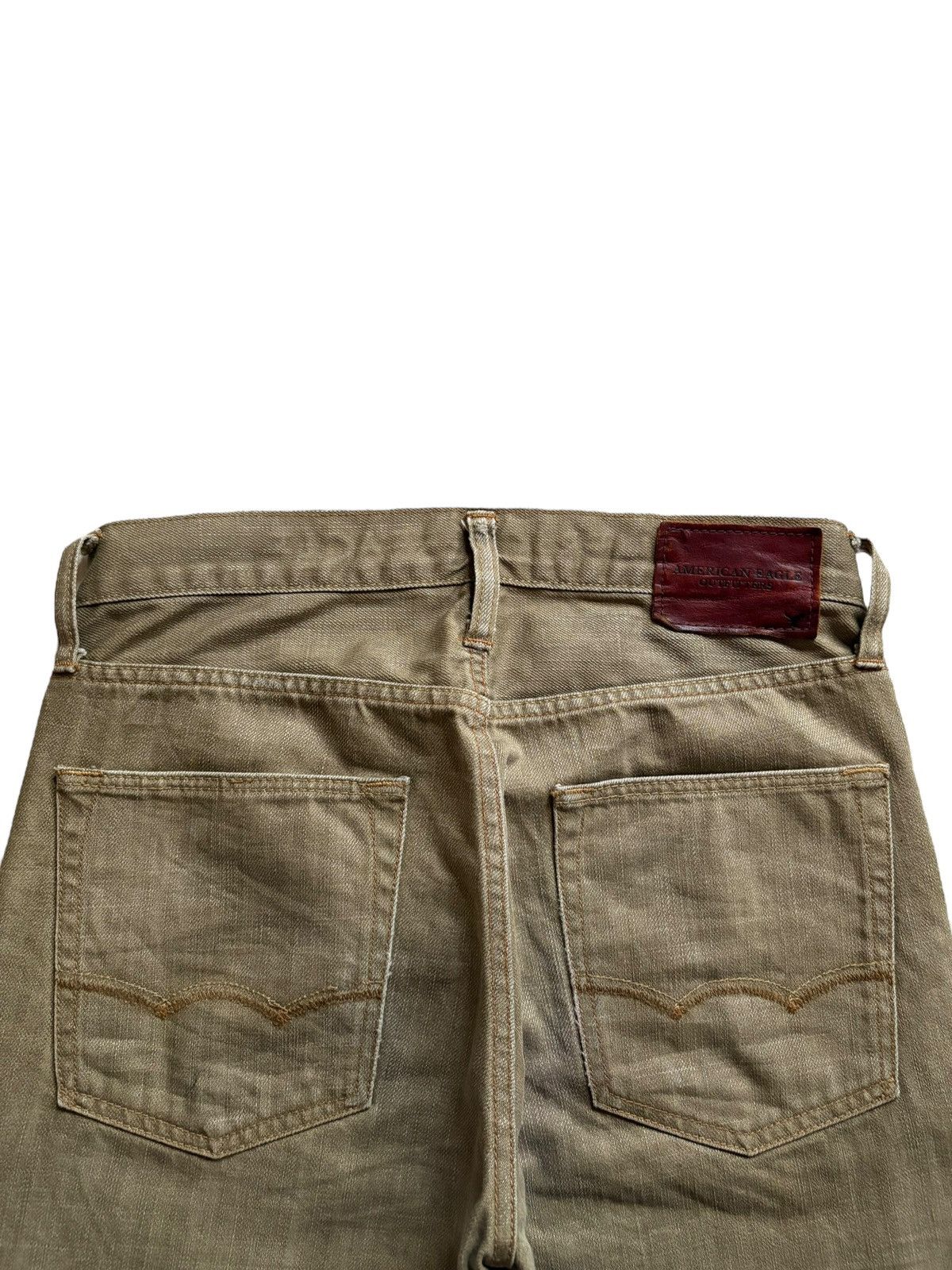 American Eagle Outfitters Vintage American Eagle Rusty Wash Distress Jean Shorts Jorts Size US 30 / EU 46 - 10 Thumbnail