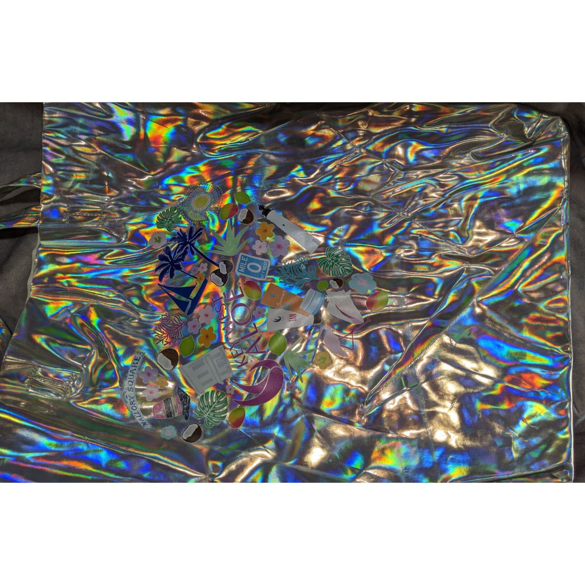 Other Key West Aloe Holographic Florida-Themed Tote Bag Size ONE SIZE - 6 Thumbnail