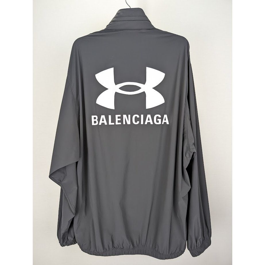 Balenciaga × Under Armour o1rshd1 Nylon Stretch Windbreaker in Black Size US S / EU 44-46 / 1 - 11 Thumbnail