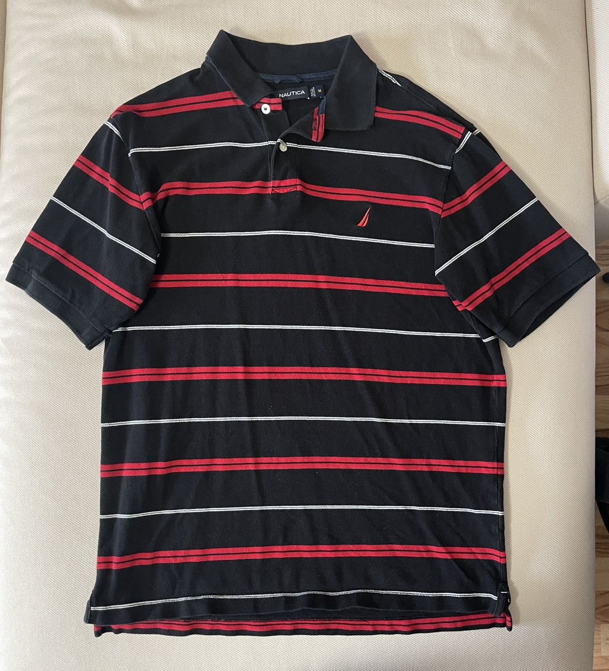 Nautica Vintage Nautica Striped Polo Shirt Size US M / EU 48-50 / 2 - 4 Thumbnail