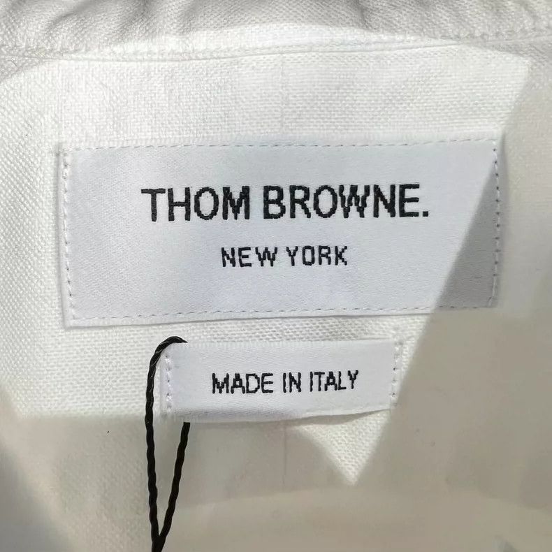 Thom Browne Thom browne Embroidered shirt with colorful stripes 2504-Ne Size US XL / EU 56 / 4 - 6 Thumbnail